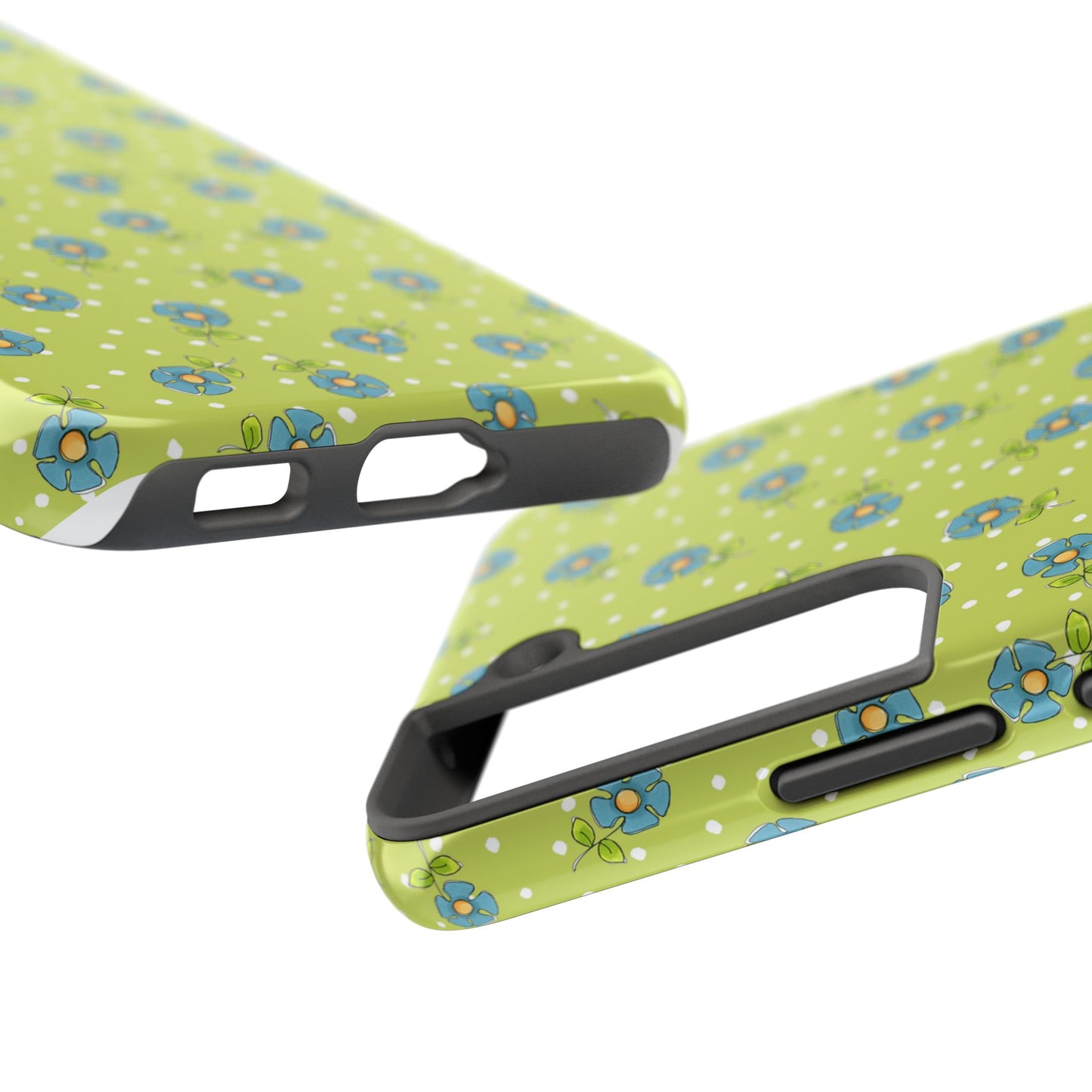 Daisy Dots Green Phone Case
