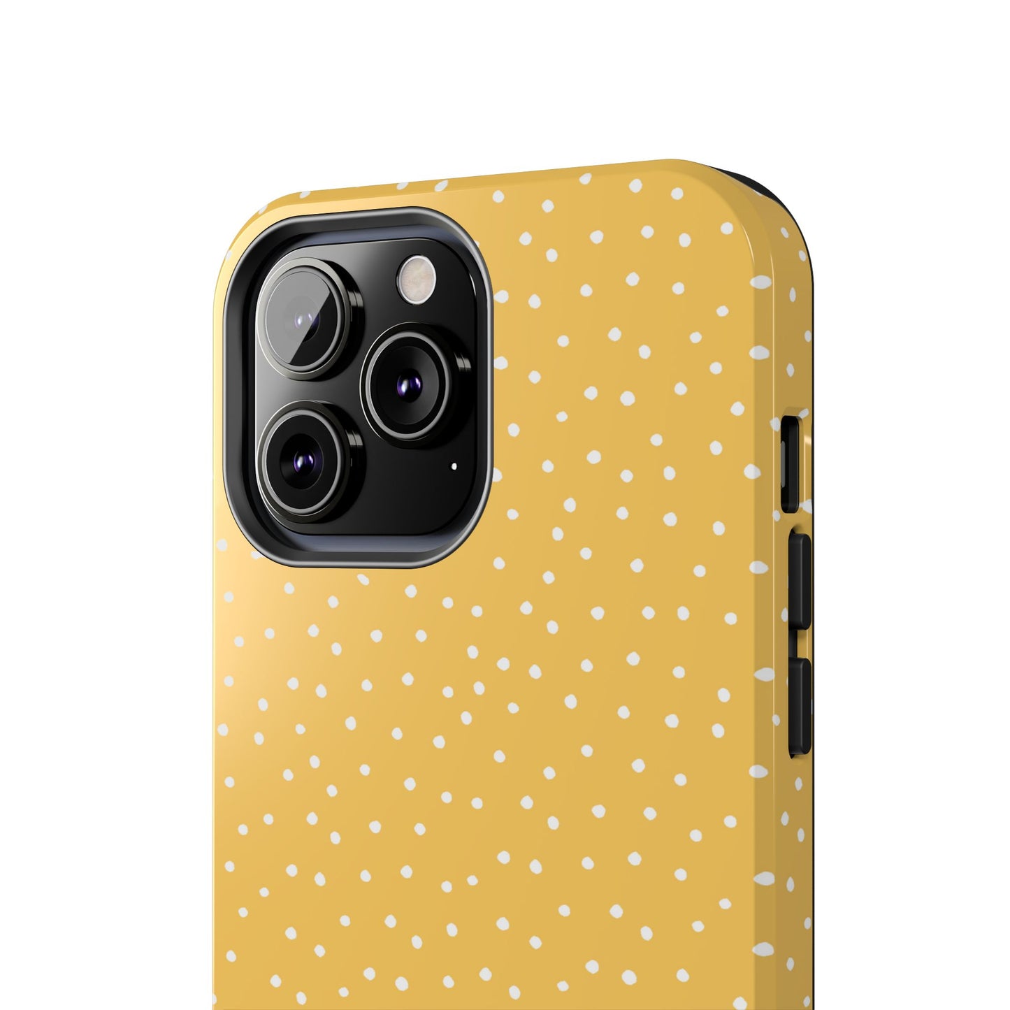 Dinky Dots Yellow / White Phone Case