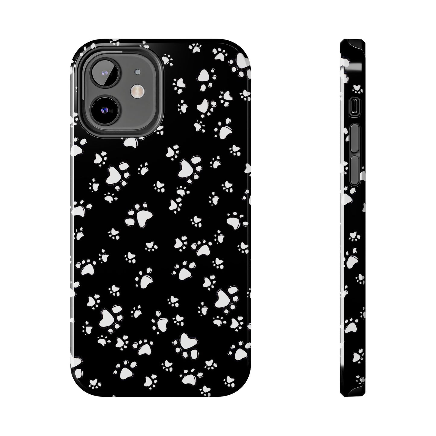 Paw Flakes Black Phone Case