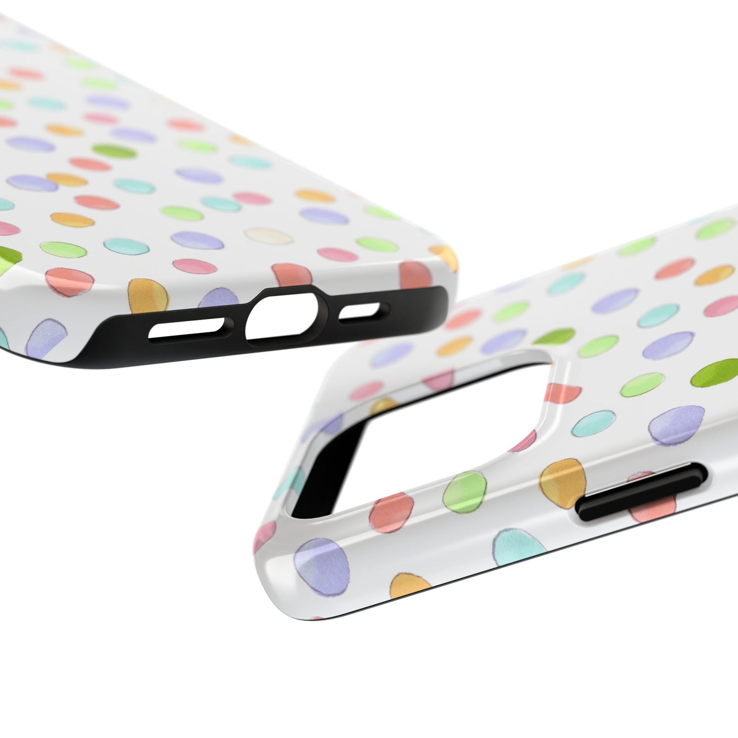 Happy Dots White Phone Case
