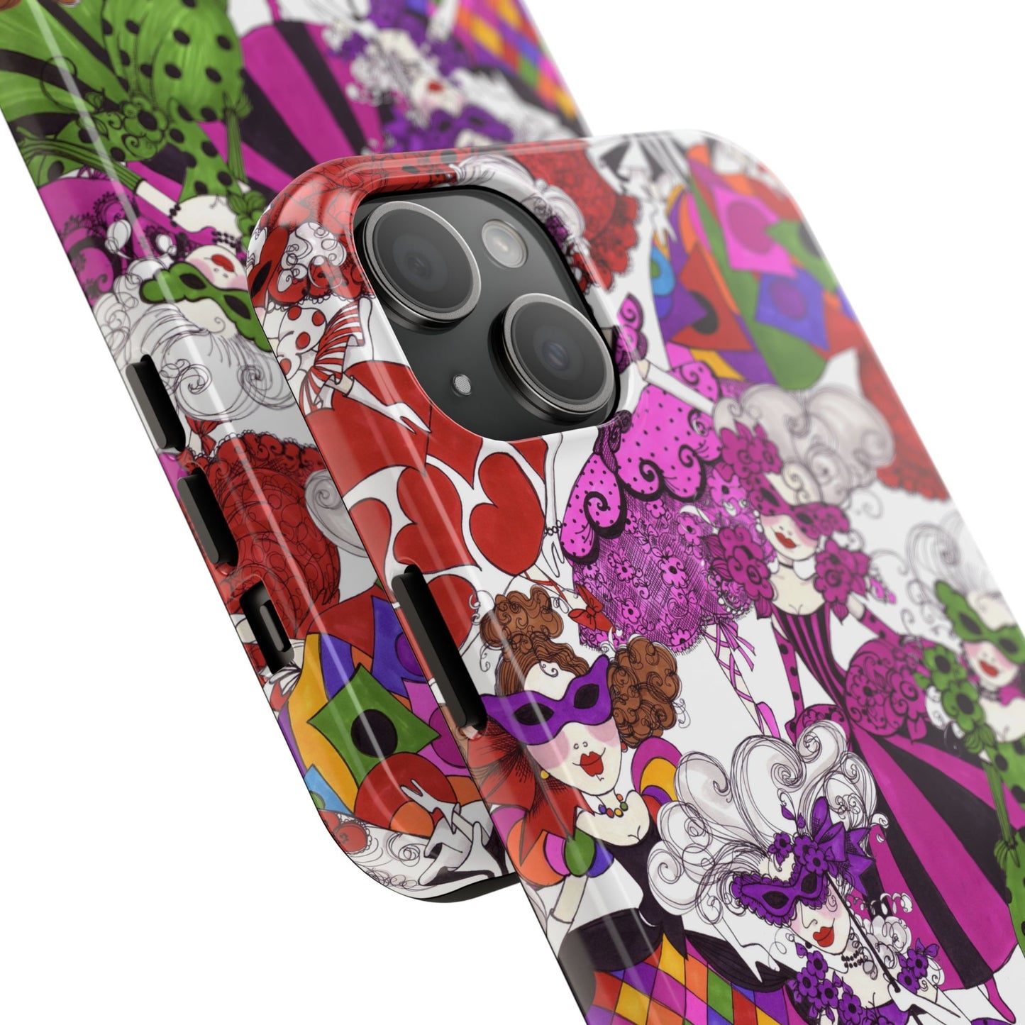 Crowded Dance Floor White Phone Case