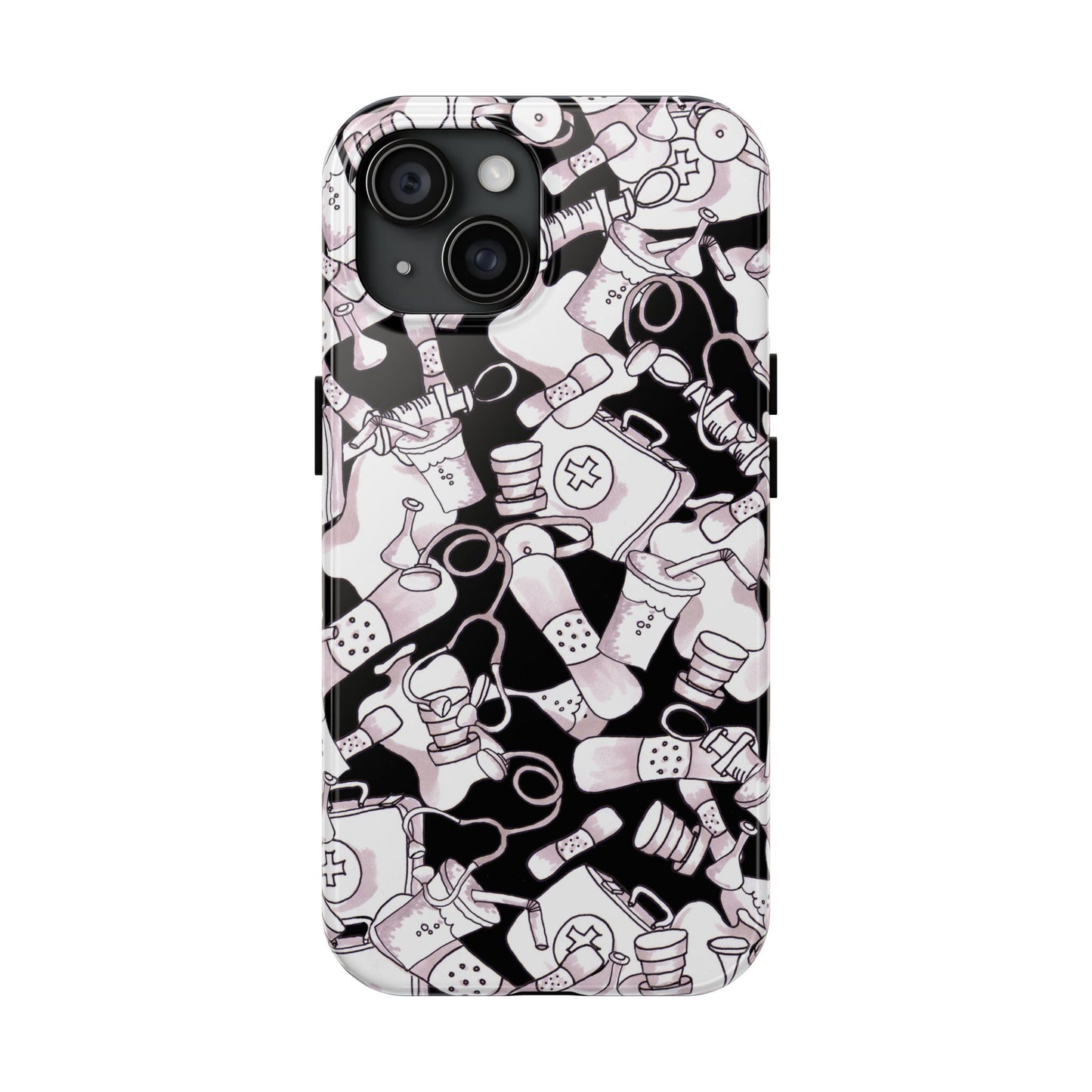 Med Stuff Black Phone Case