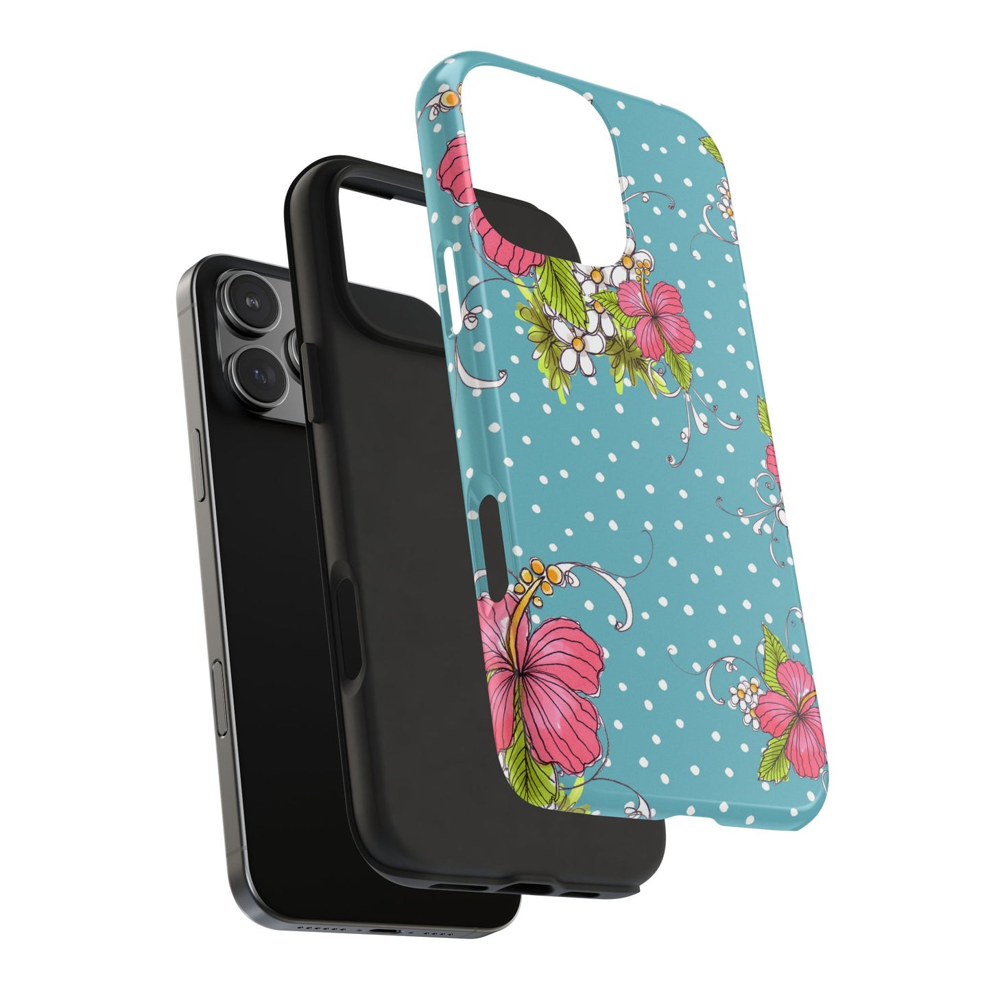 Lady Luau Turquoise Phone Case