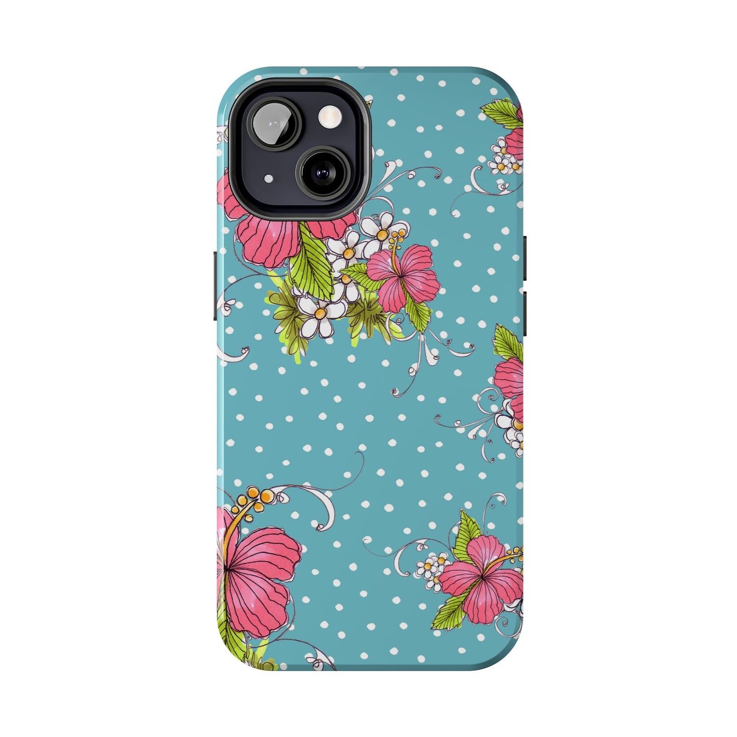 Lady Luau Turquoise Phone Case