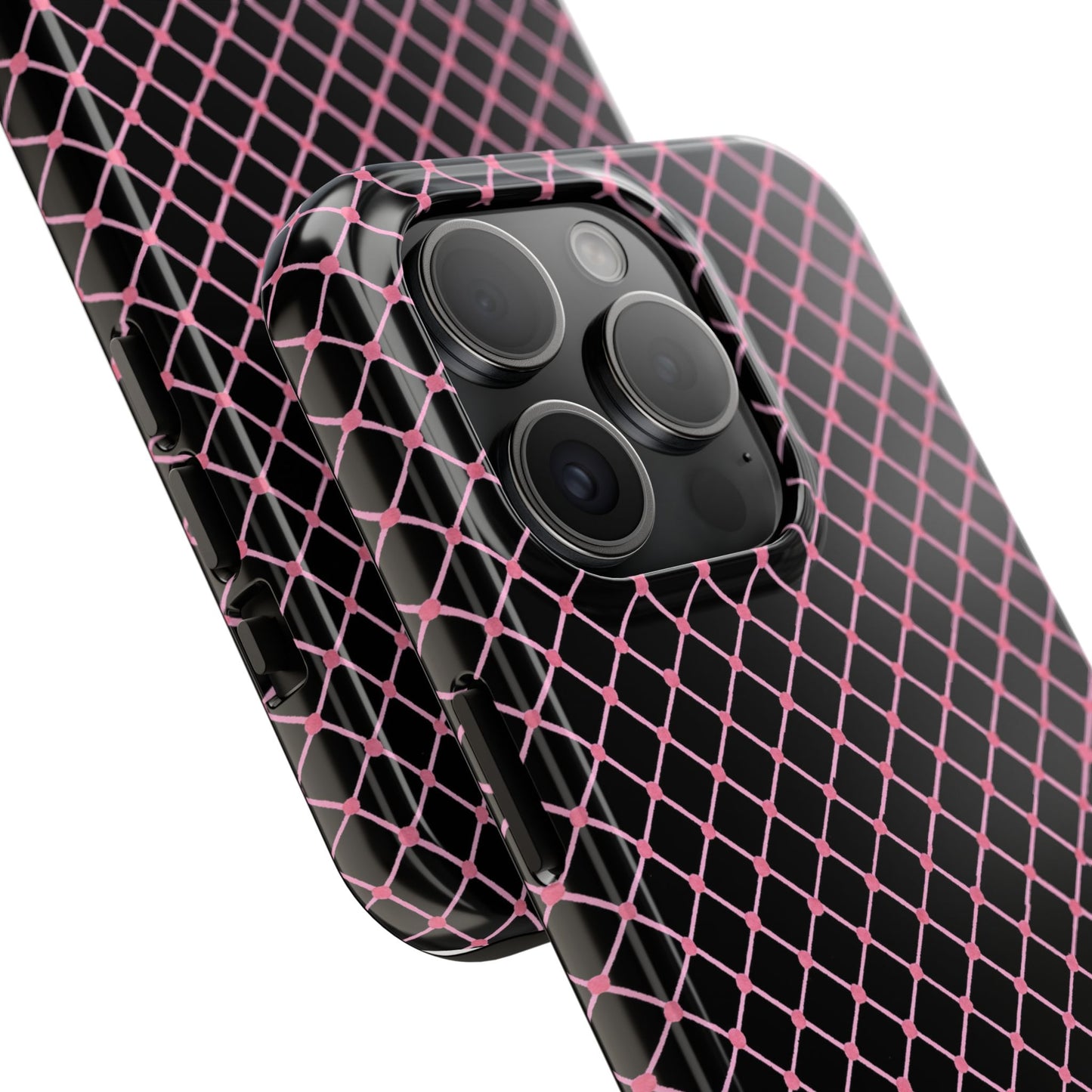 Cyclone Fence Black / Pink Phone Case