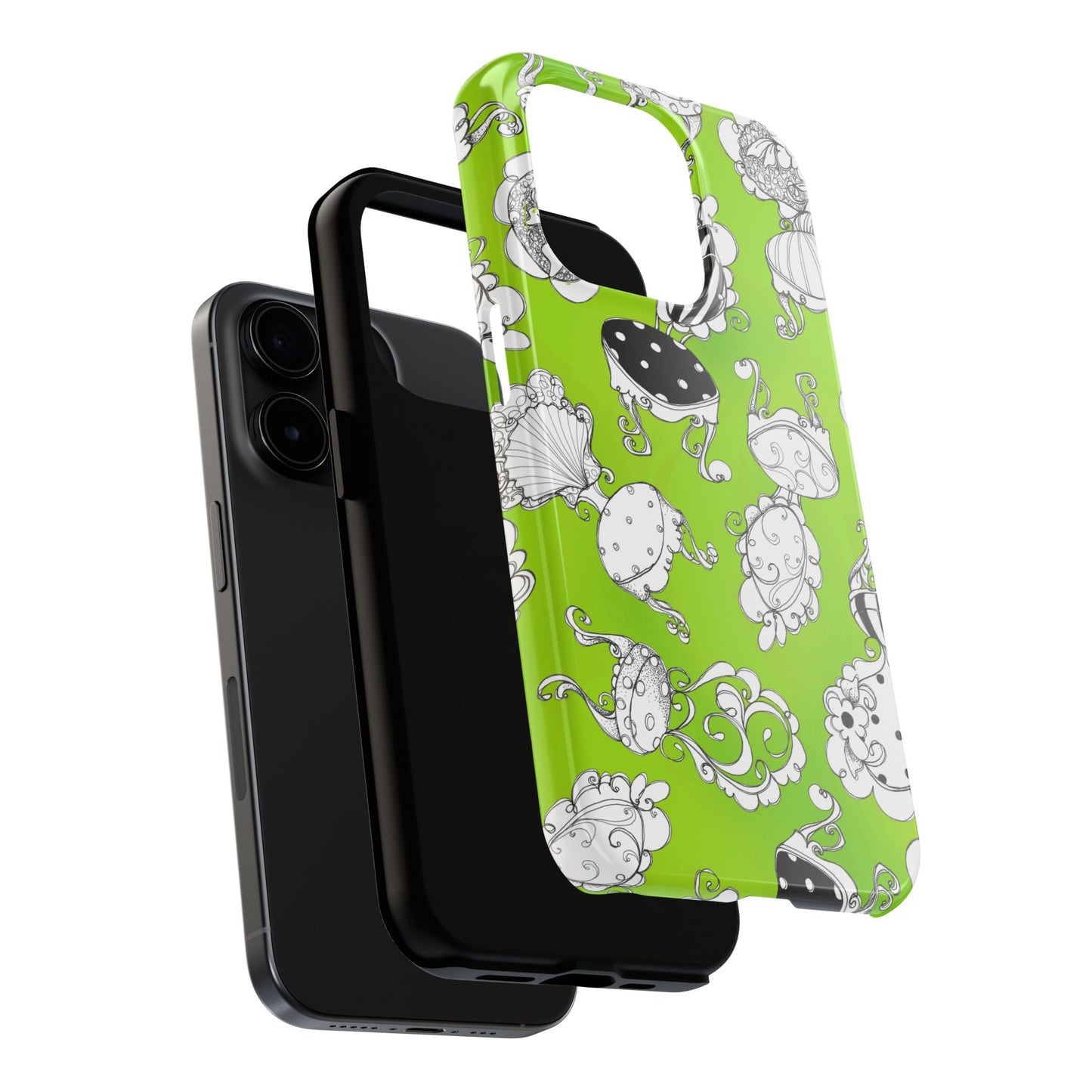 Bistro Chairs Lime Phone Case