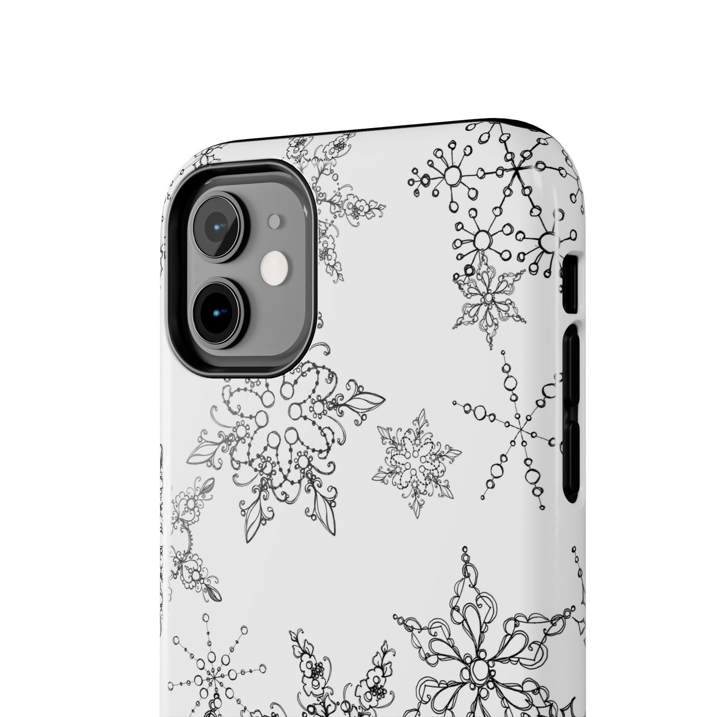 Random Flakes White Phone Case