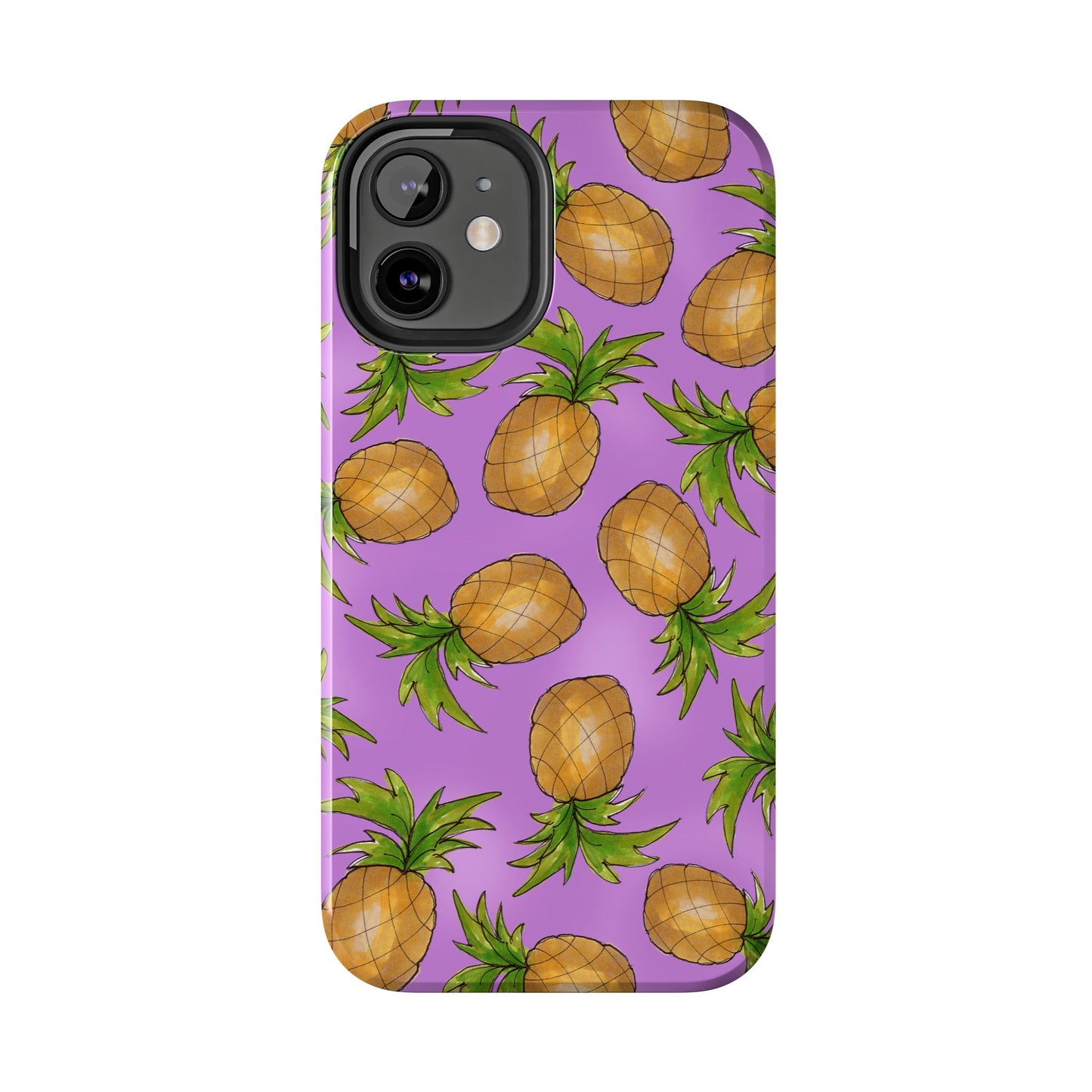 Pineapple Toss Lilac Phone Case