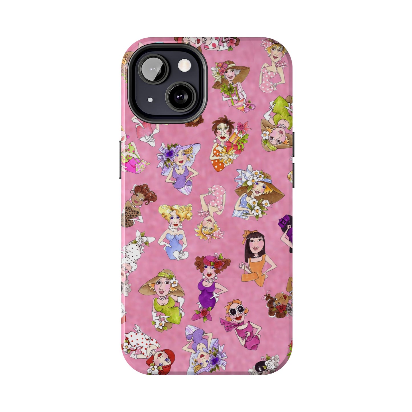 Fast Women Tossed Pink Phone Case