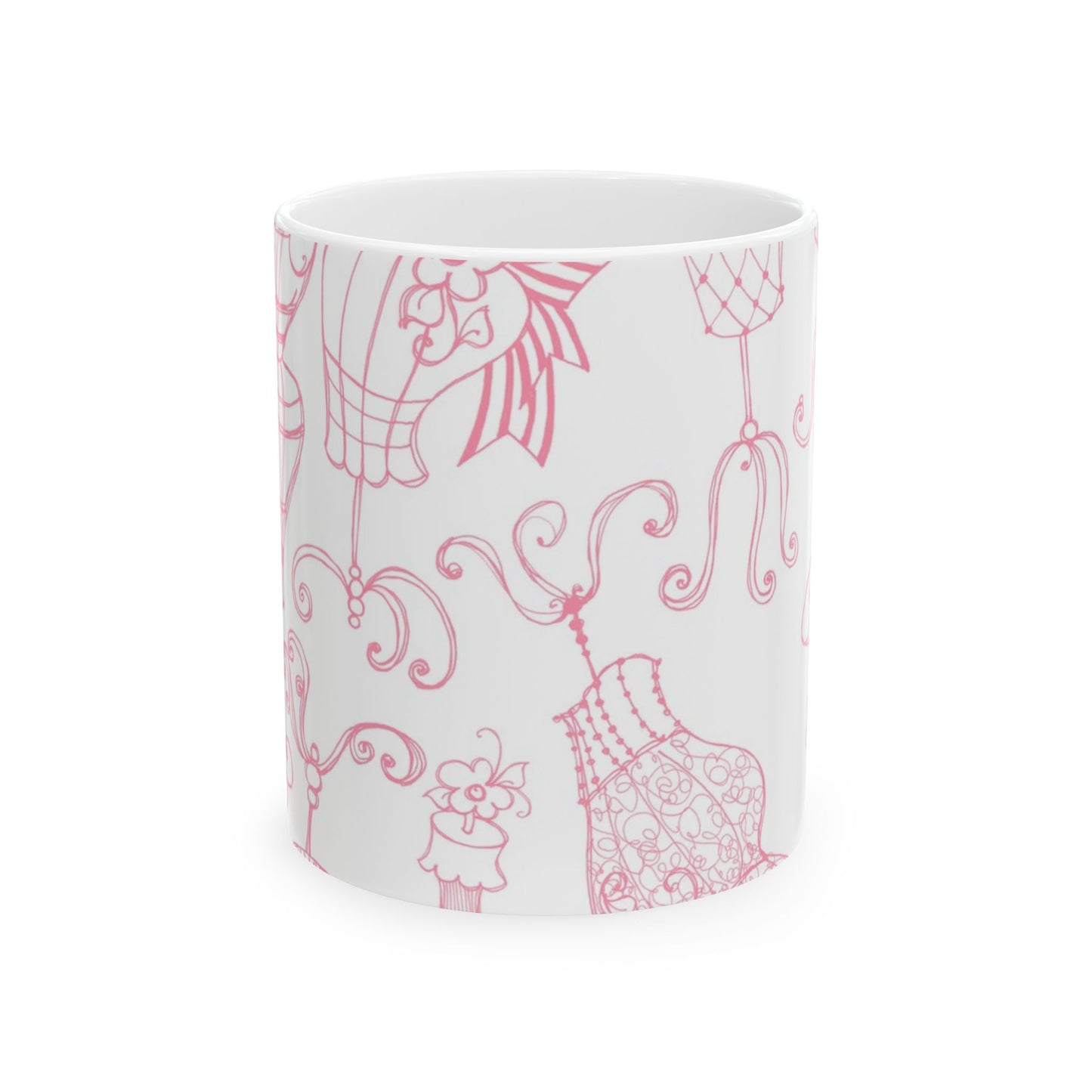 Mannequinique White / Pink Cup