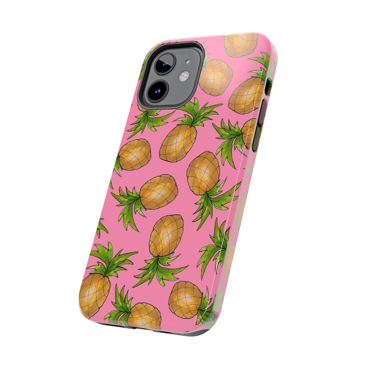 Pineapple Toss Pink Phone Case