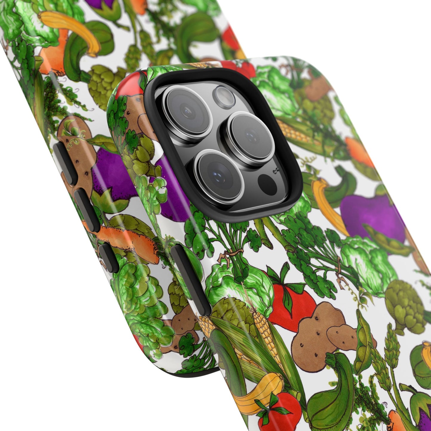 Veggie Jungle White Phone Case