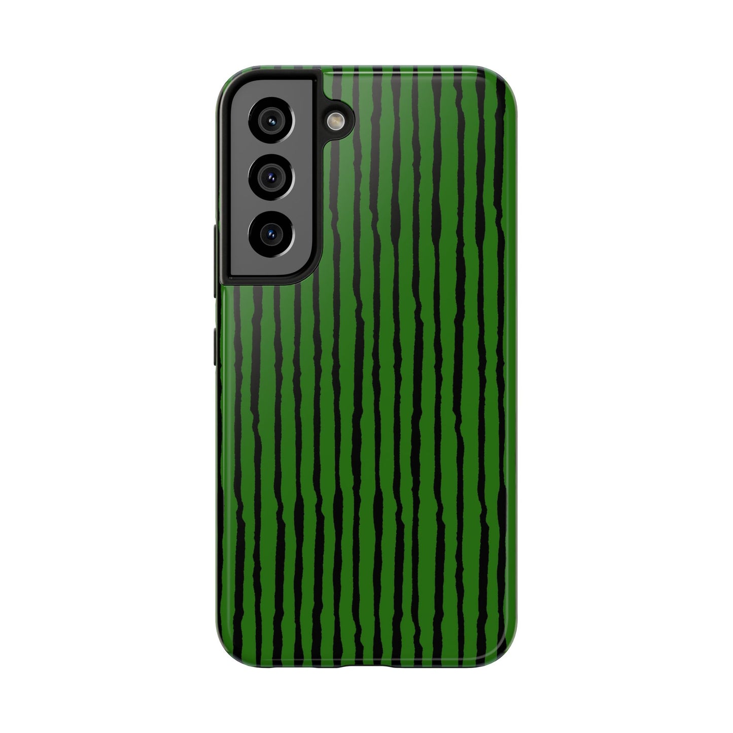 Sorta Stripe Green / Black Phone Case