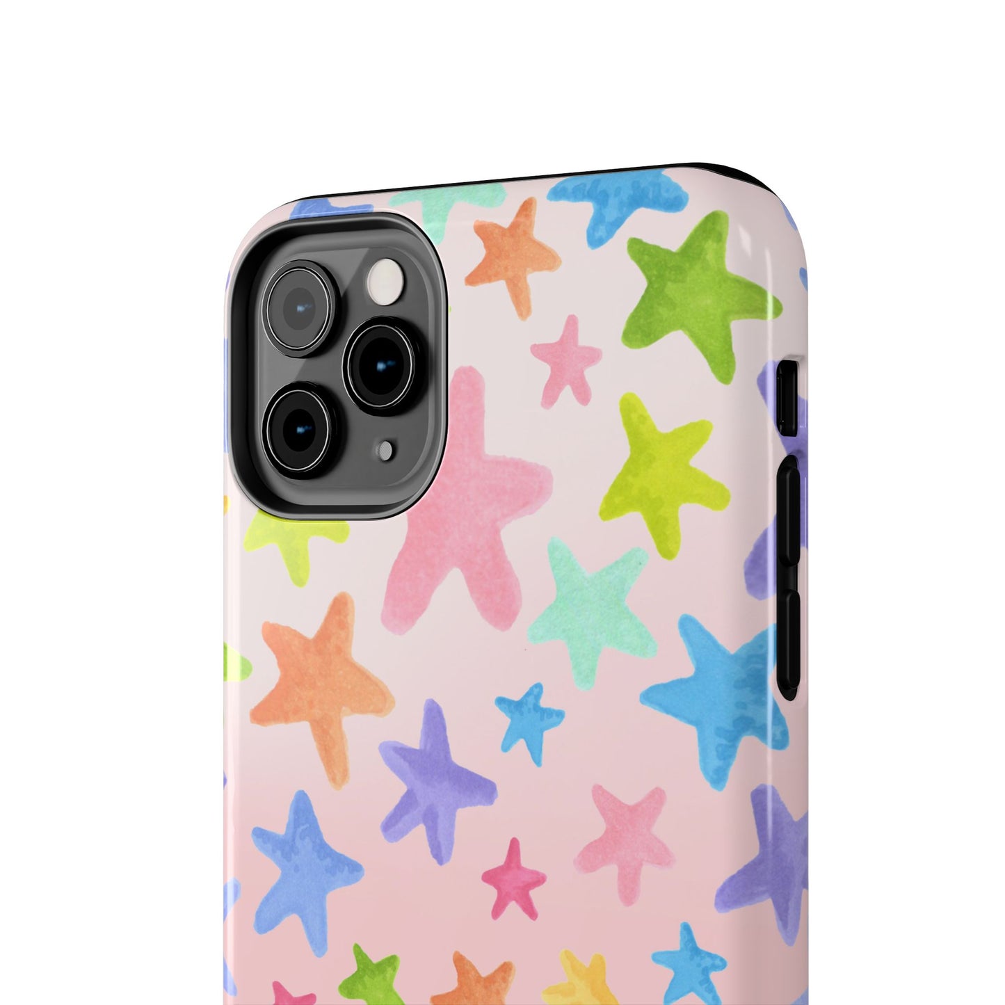 Happy Stars Pink Phone Case