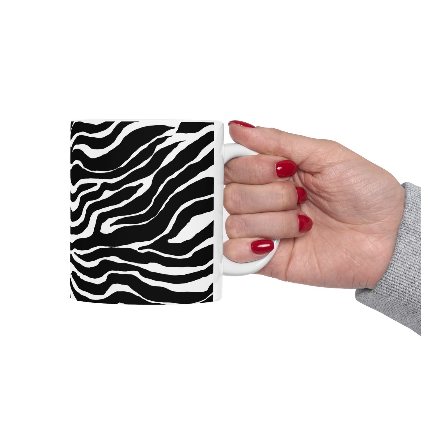 Zebra White Cup
