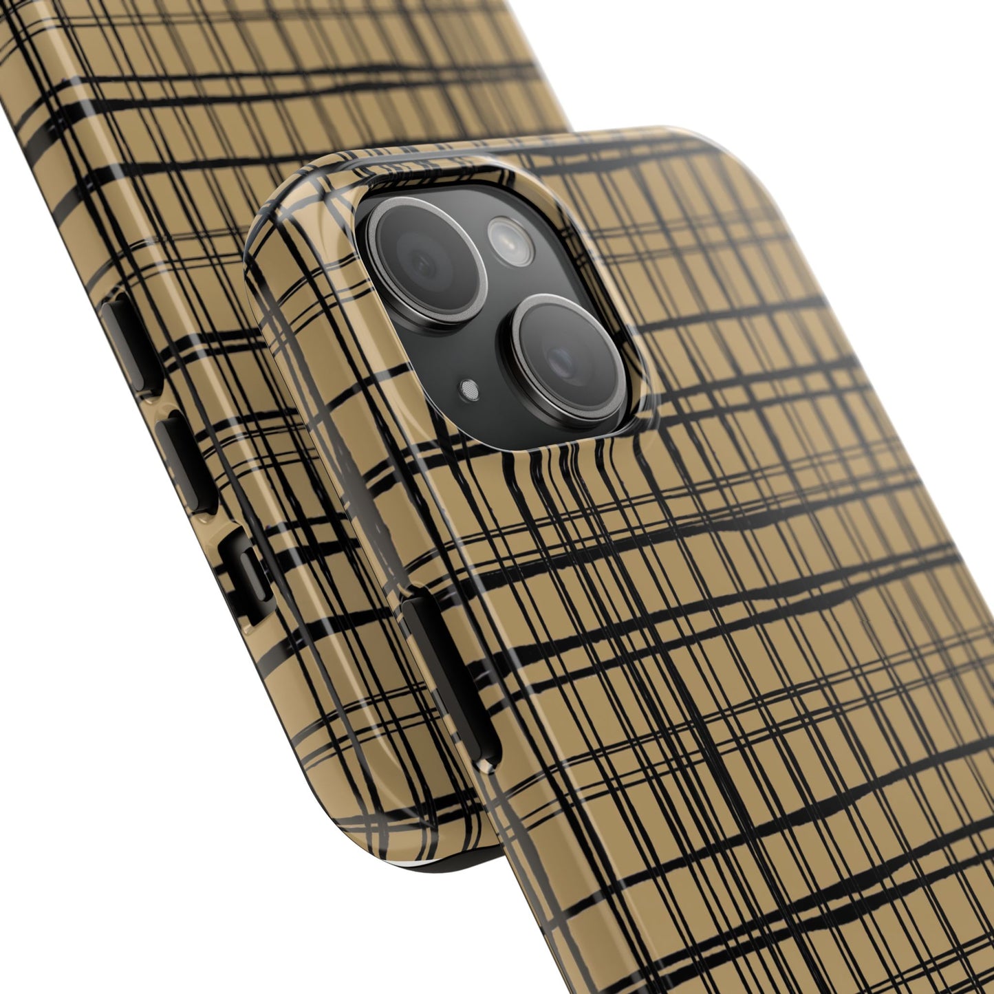 Doggie Fence Tan Phone Case