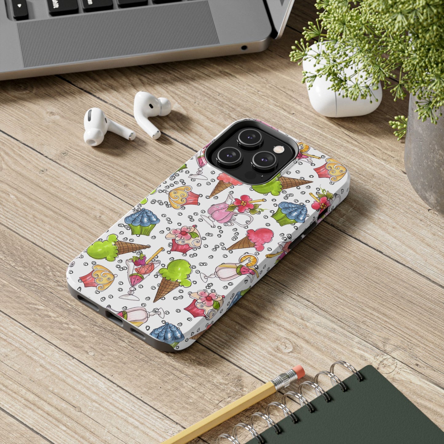 Resort Food White Phone Case