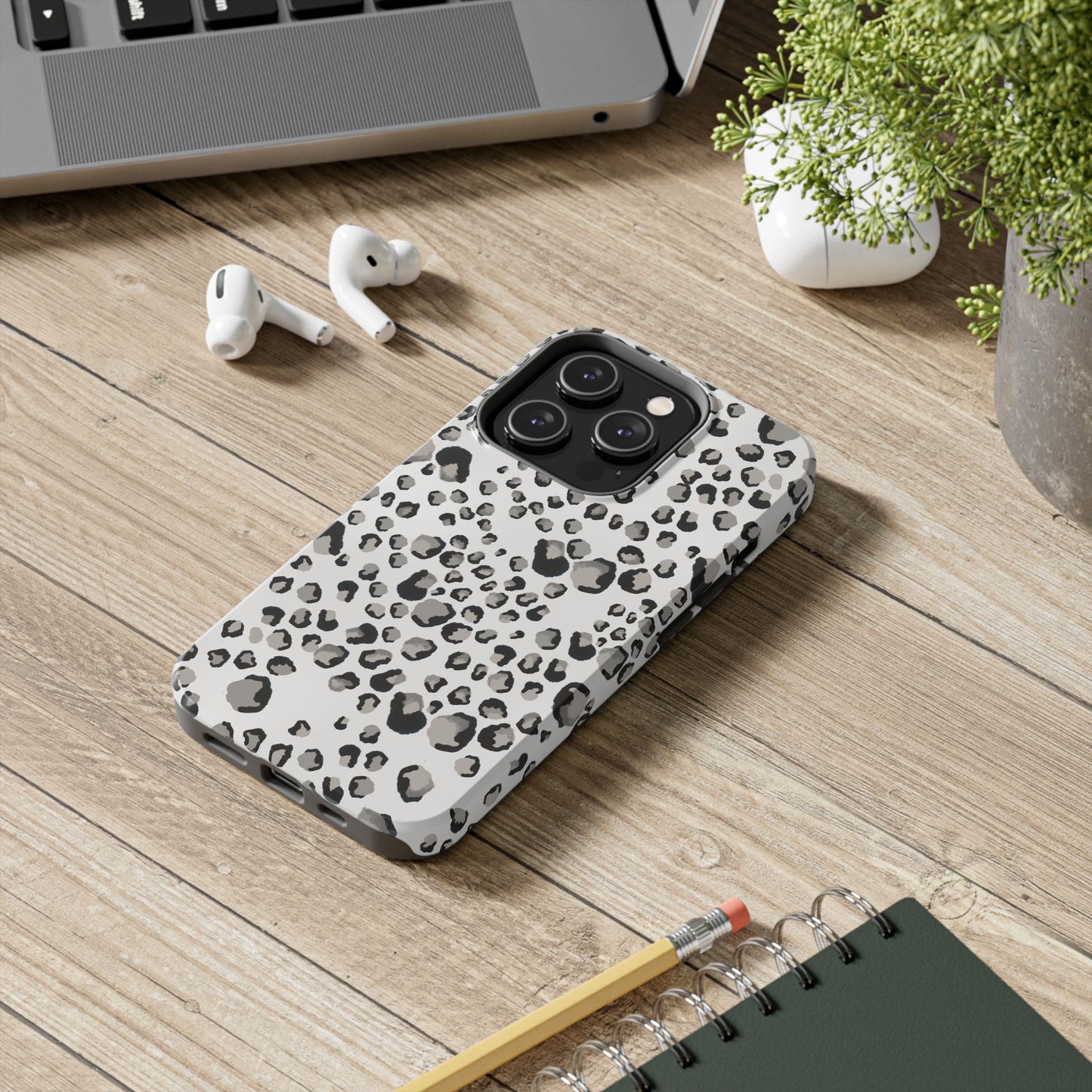 Leopard Gray Phone Case