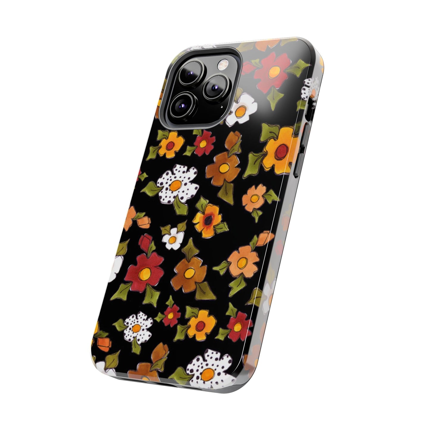 Spice Posie Black Phone Case