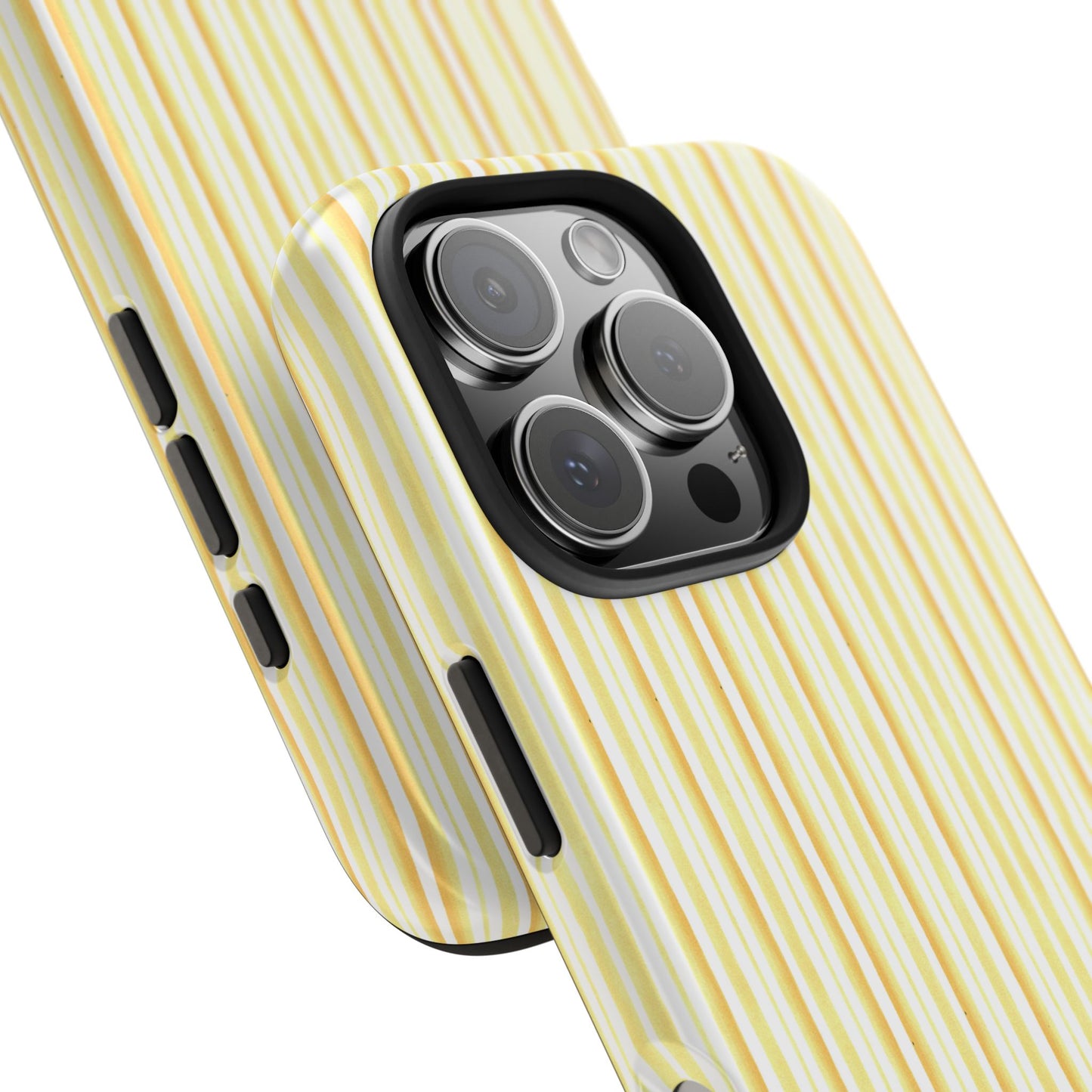 Tri Stripe Yellow Phone Case