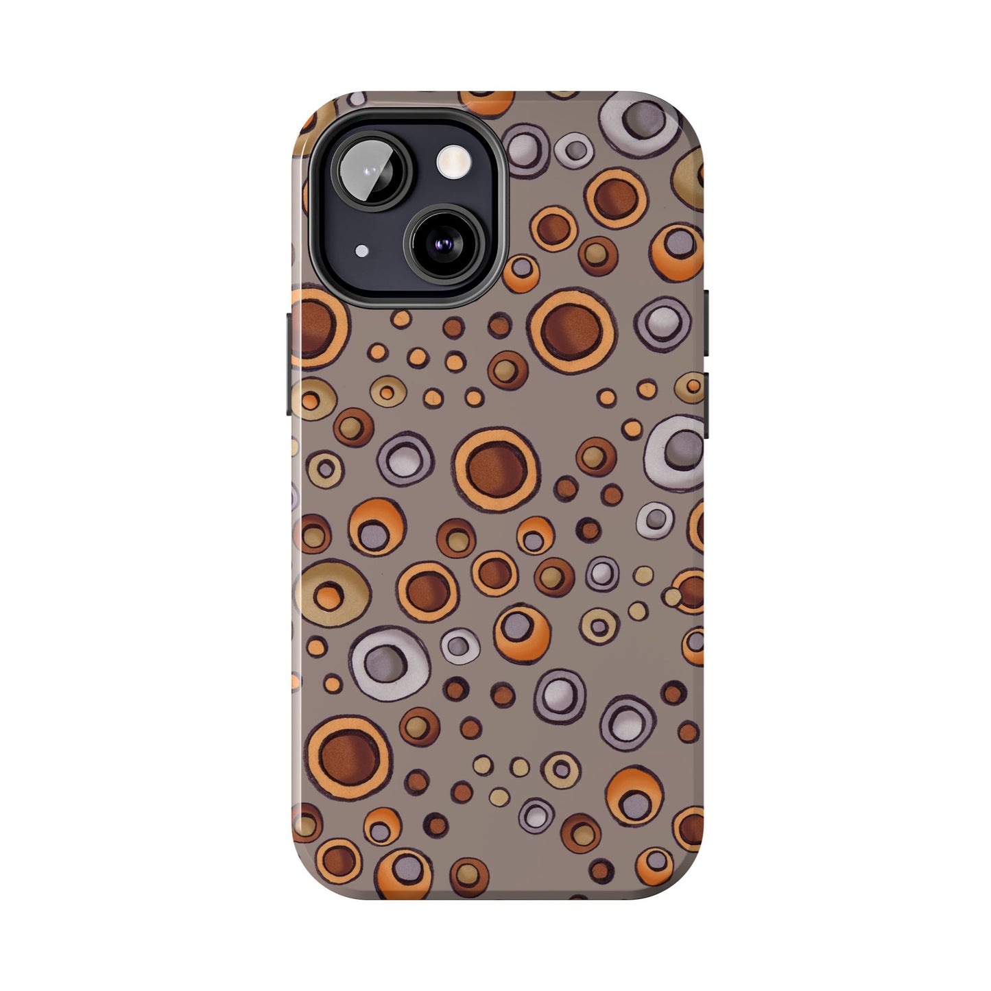 Doggy Dots Gray Phone Case