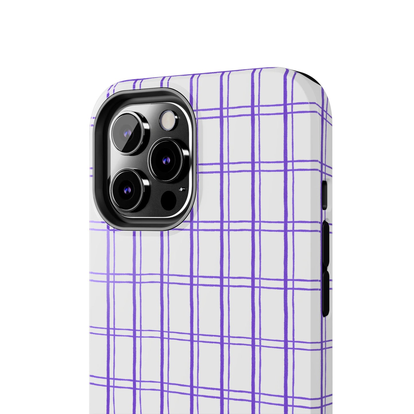 Kitchen Plaid White / Blue Phone Case