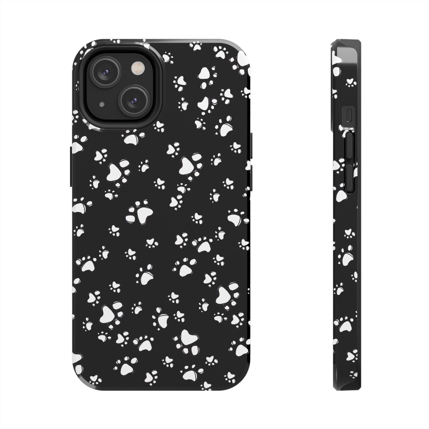 Paw Flakes Black Phone Case