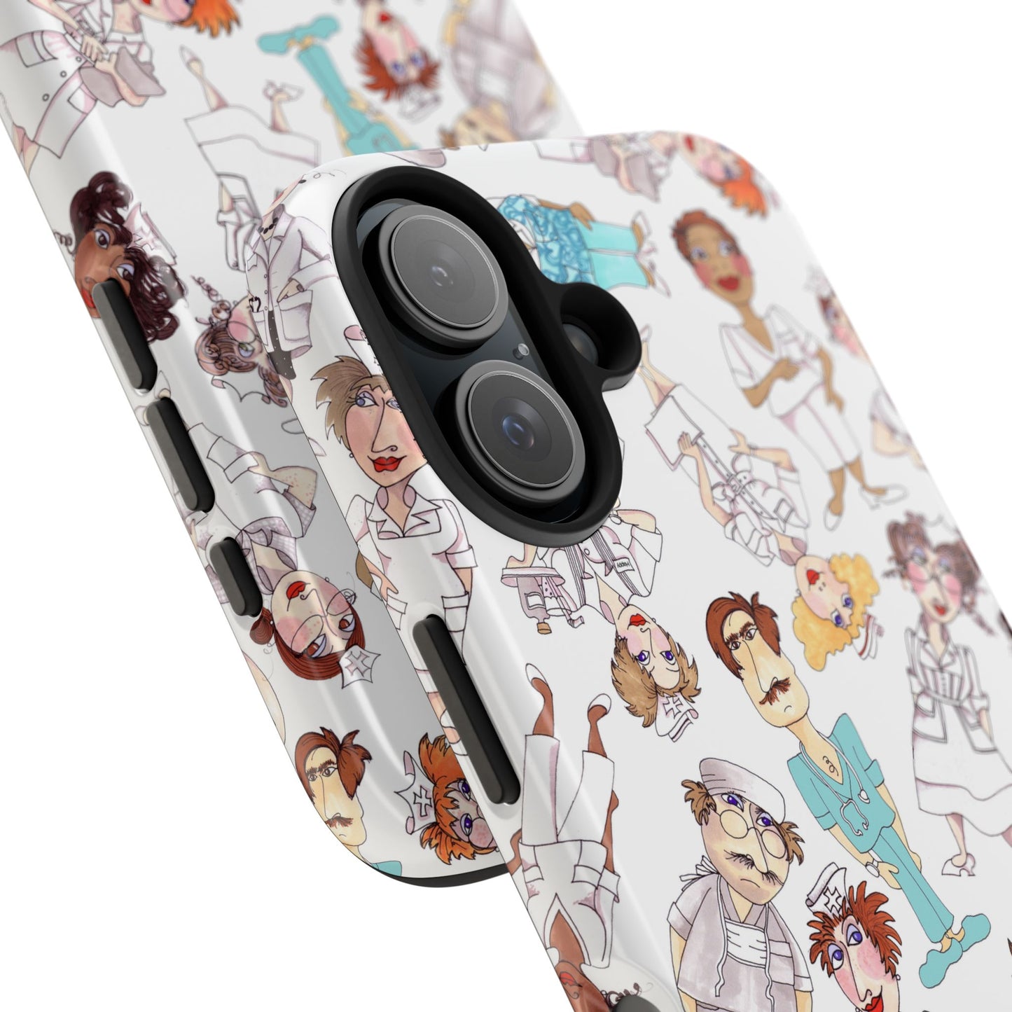 Happy Staff White Phone Case