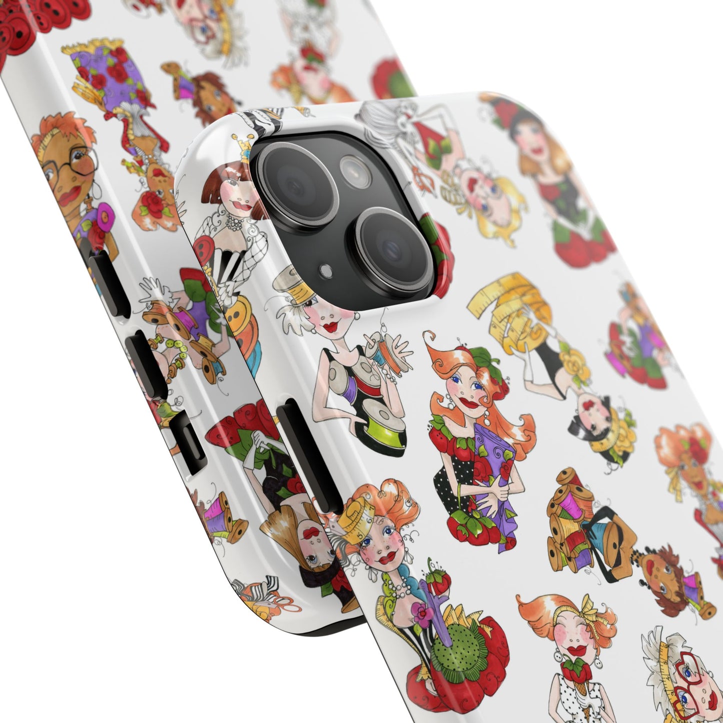 Curious Toss White Phone Case