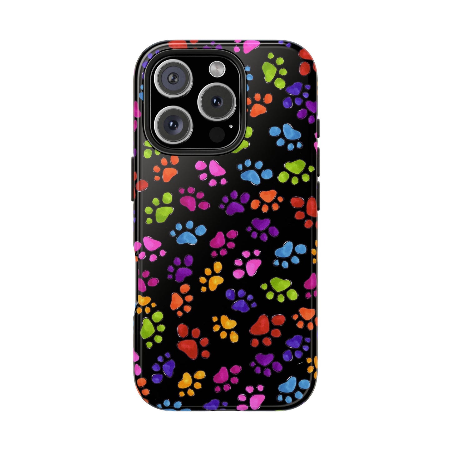 Fancy Paws Black Phone Case