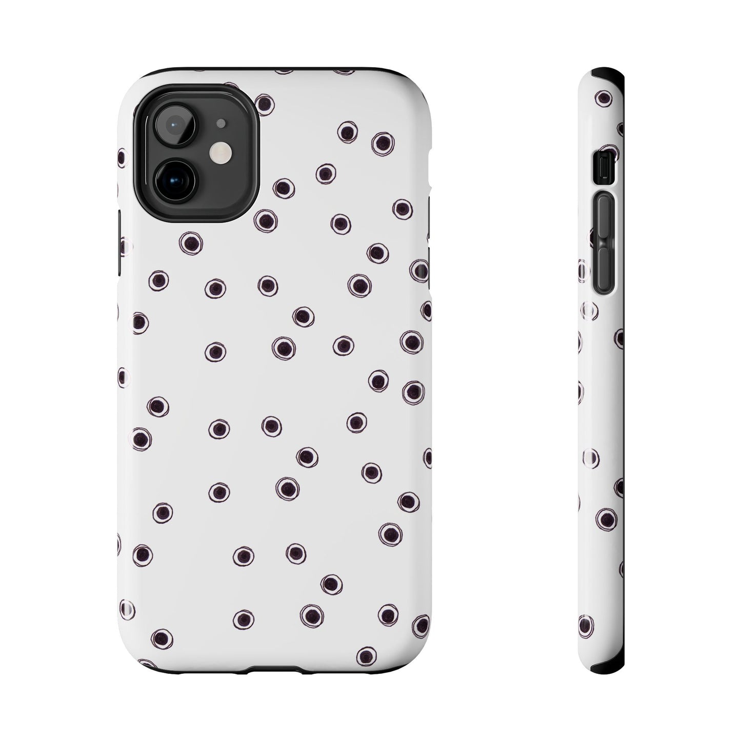 Halo Dots White Phone Case