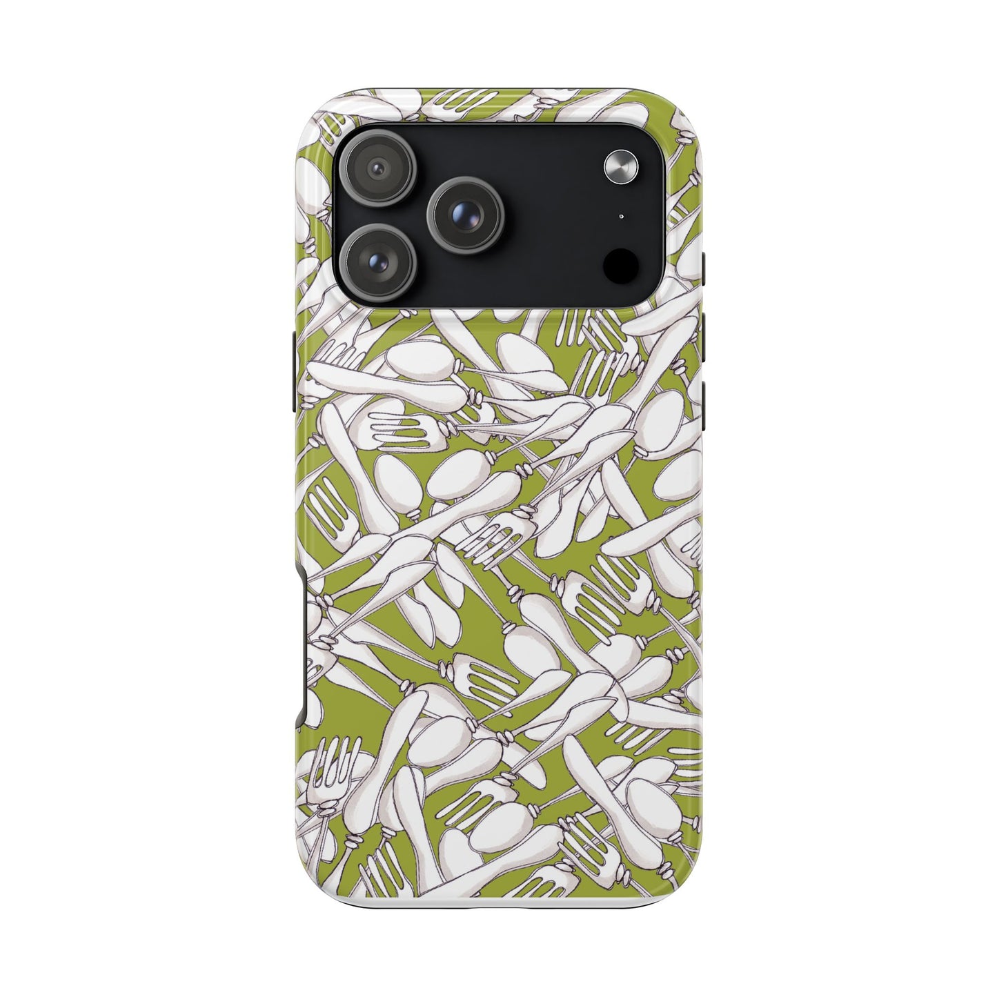 Silverware Wars Green Phone Case
