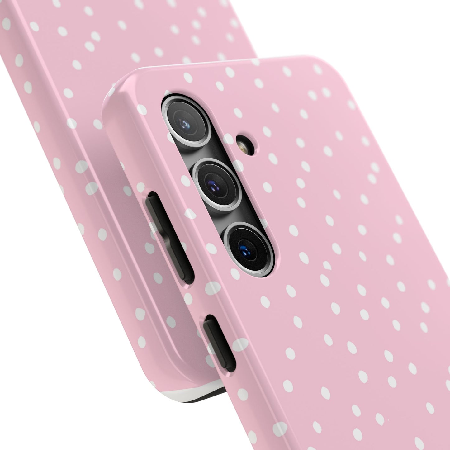 Space Dots Pink / White Phone Case