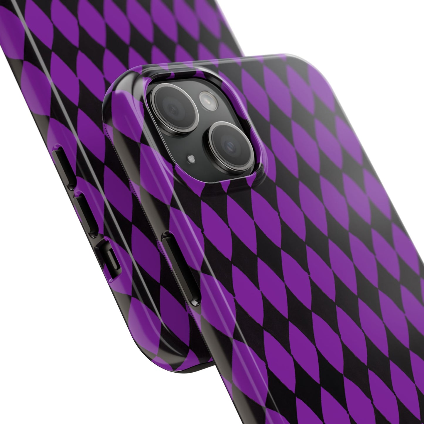 Diamond Purple / Black Phone Case