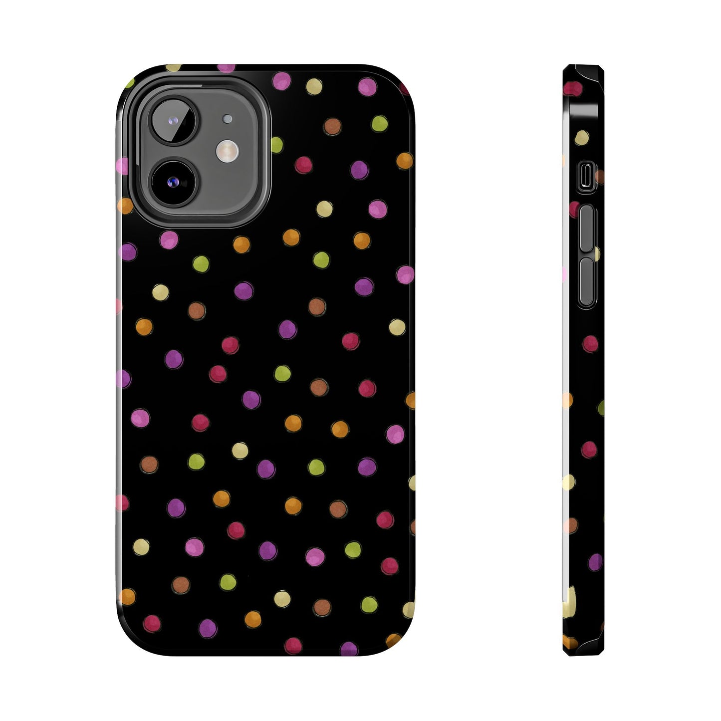 Tea Dot Black Phone Case