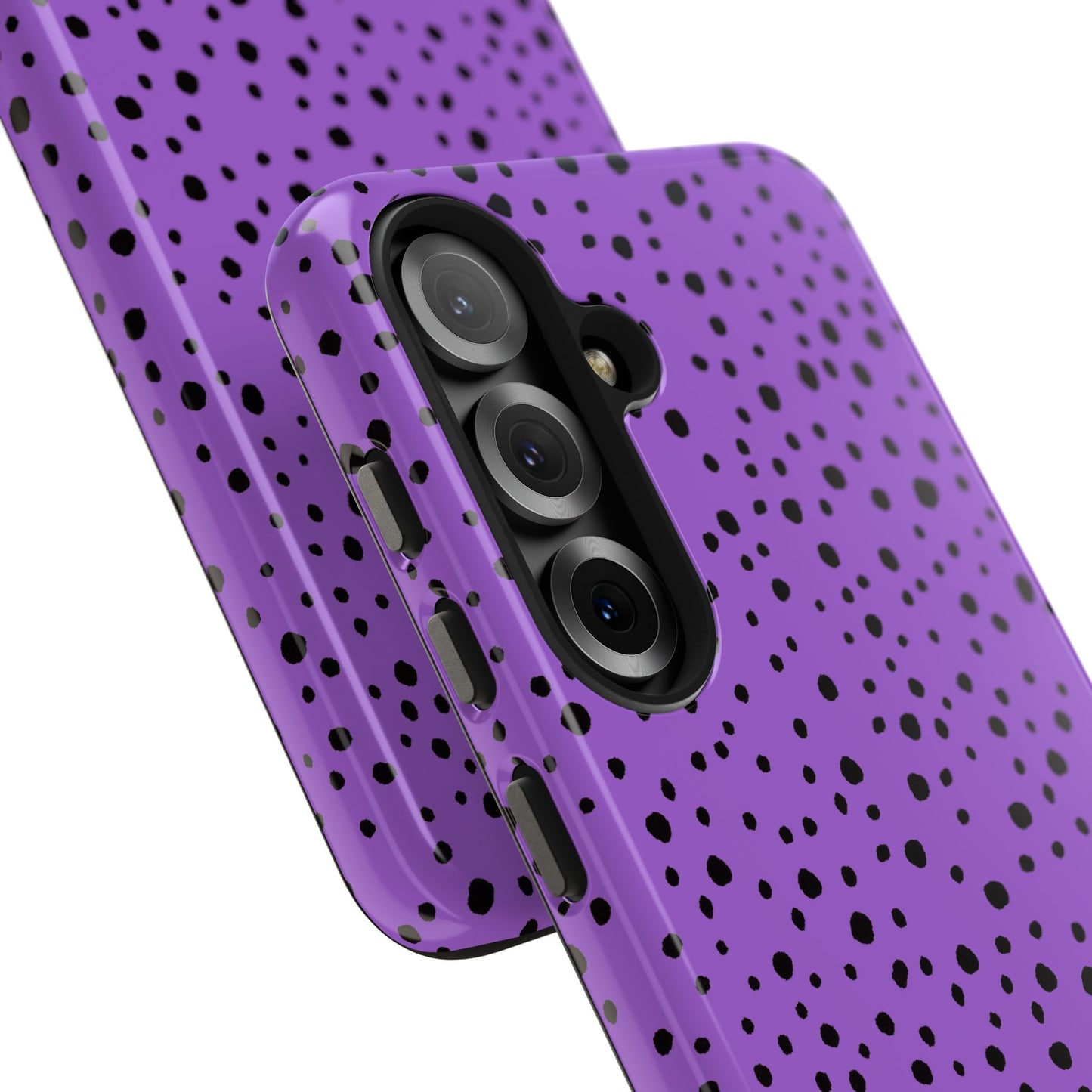 Pepper Dots Purple / Black Phone Case