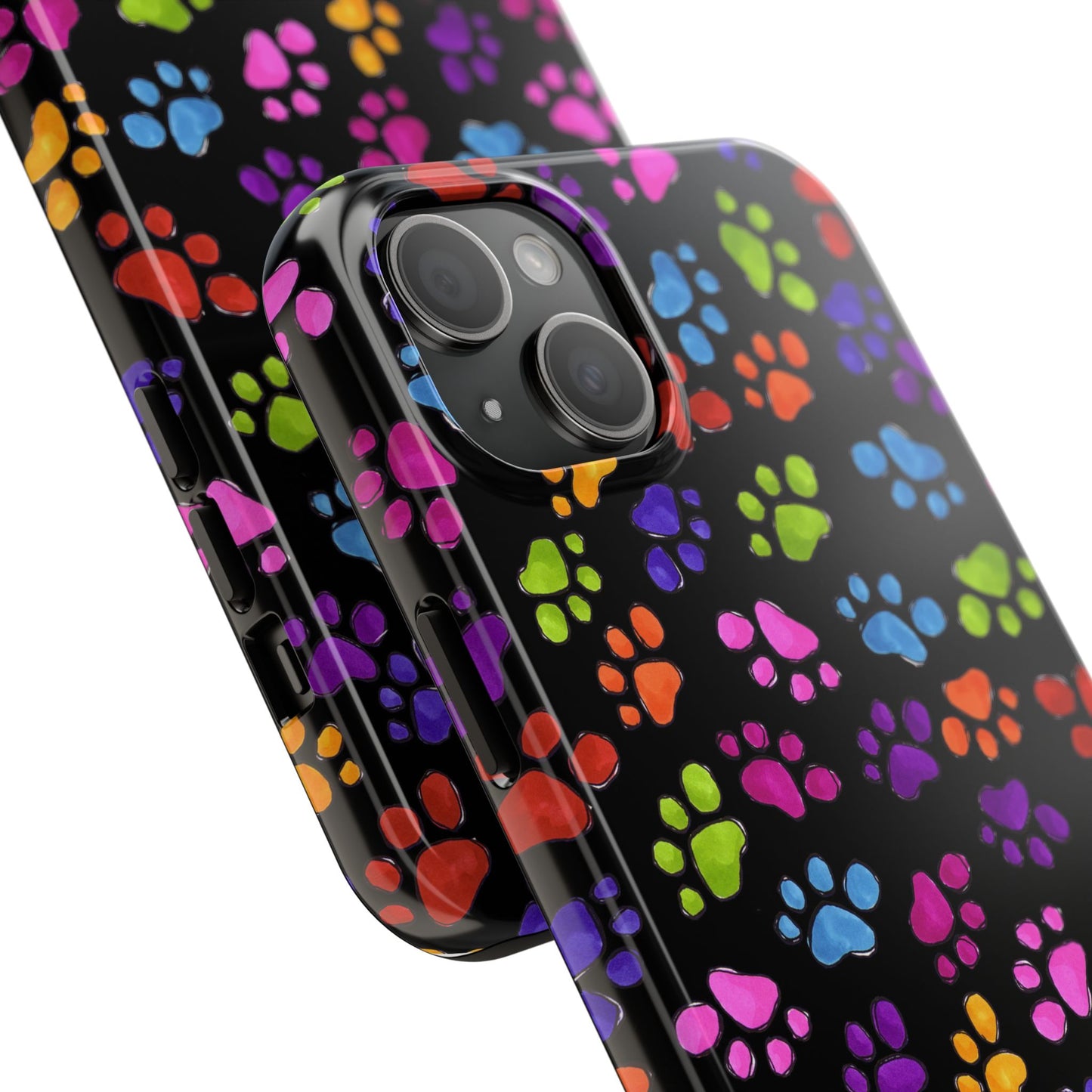 Fancy Paws Black Phone Case