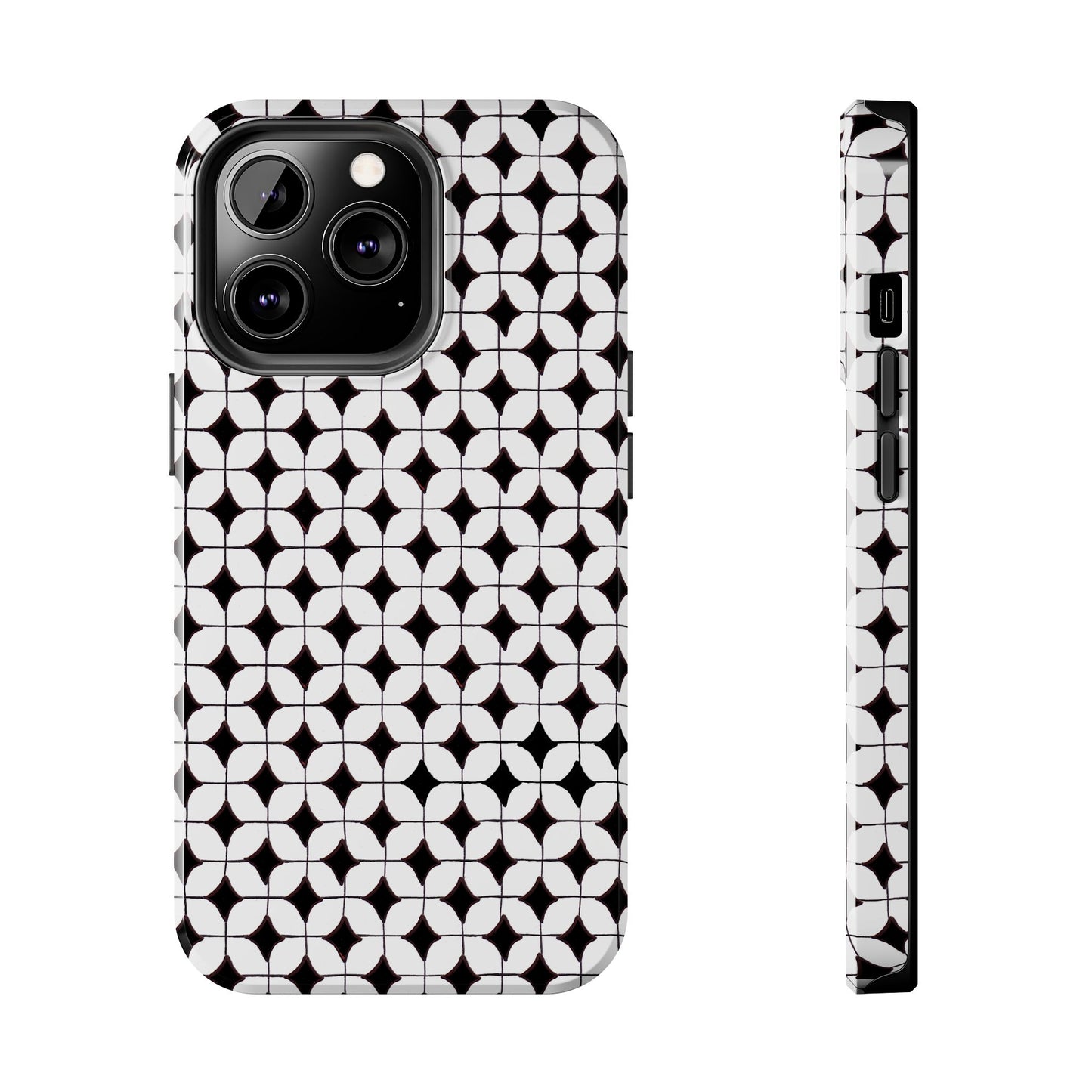 Tile-ish Black Phone Case
