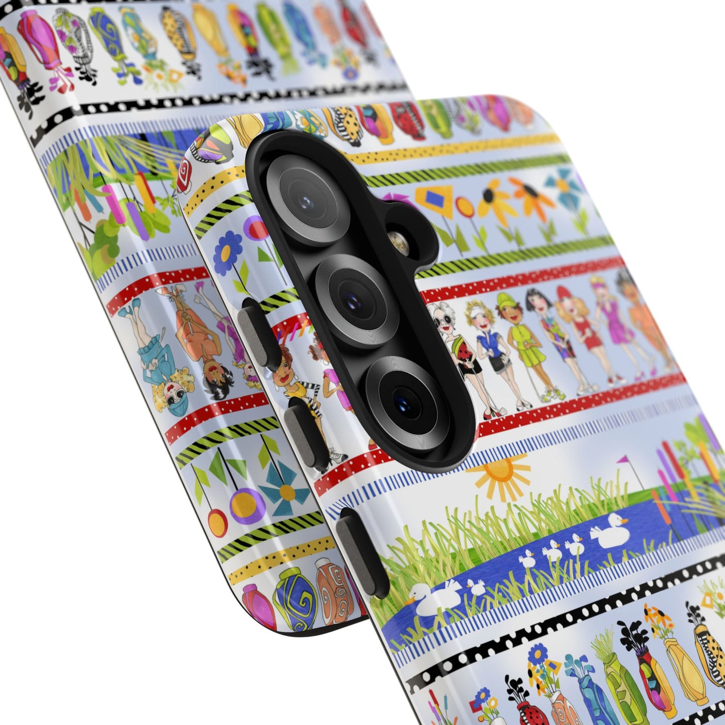 Golf Borders Blue Sky Phone Case