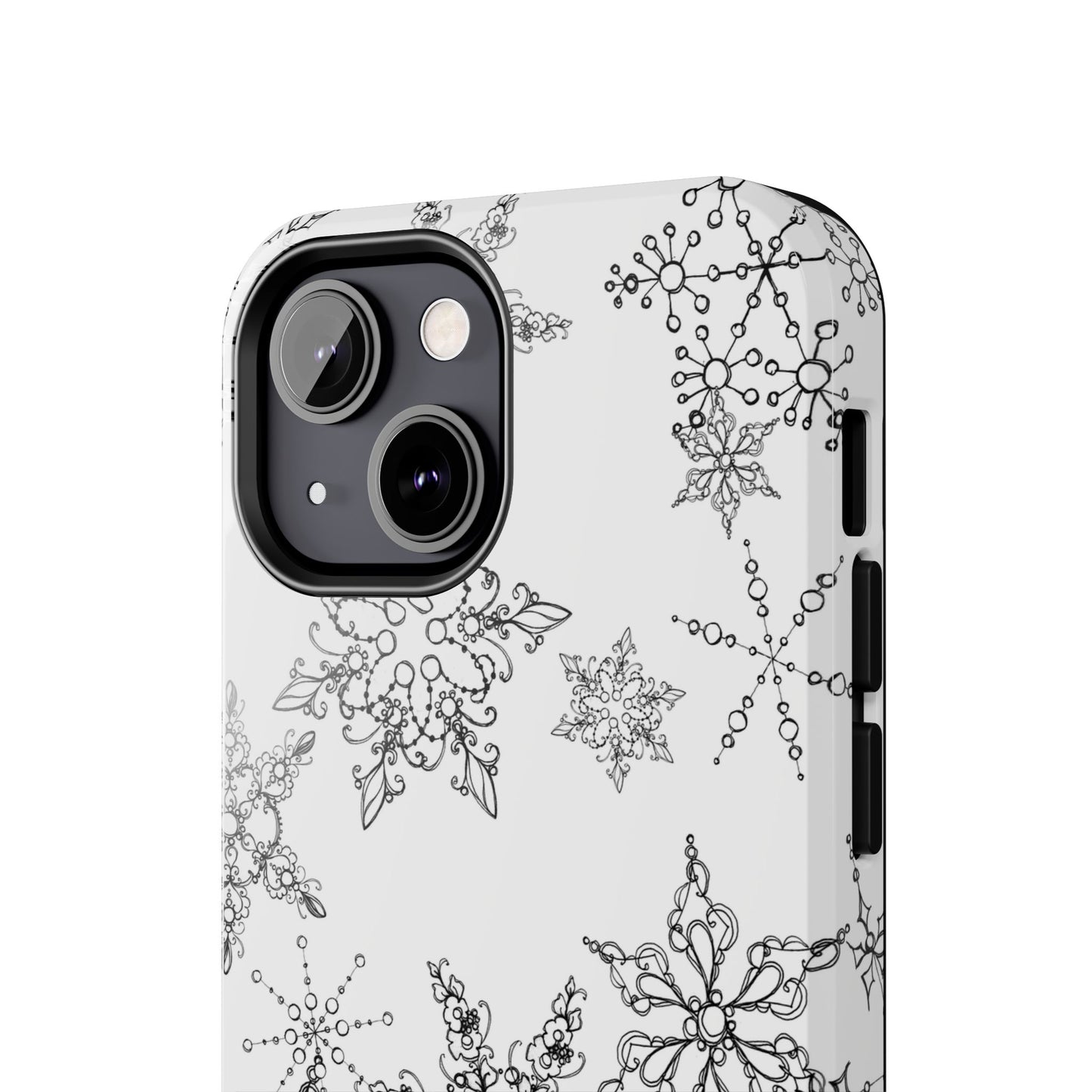 Random Flakes White Phone Case