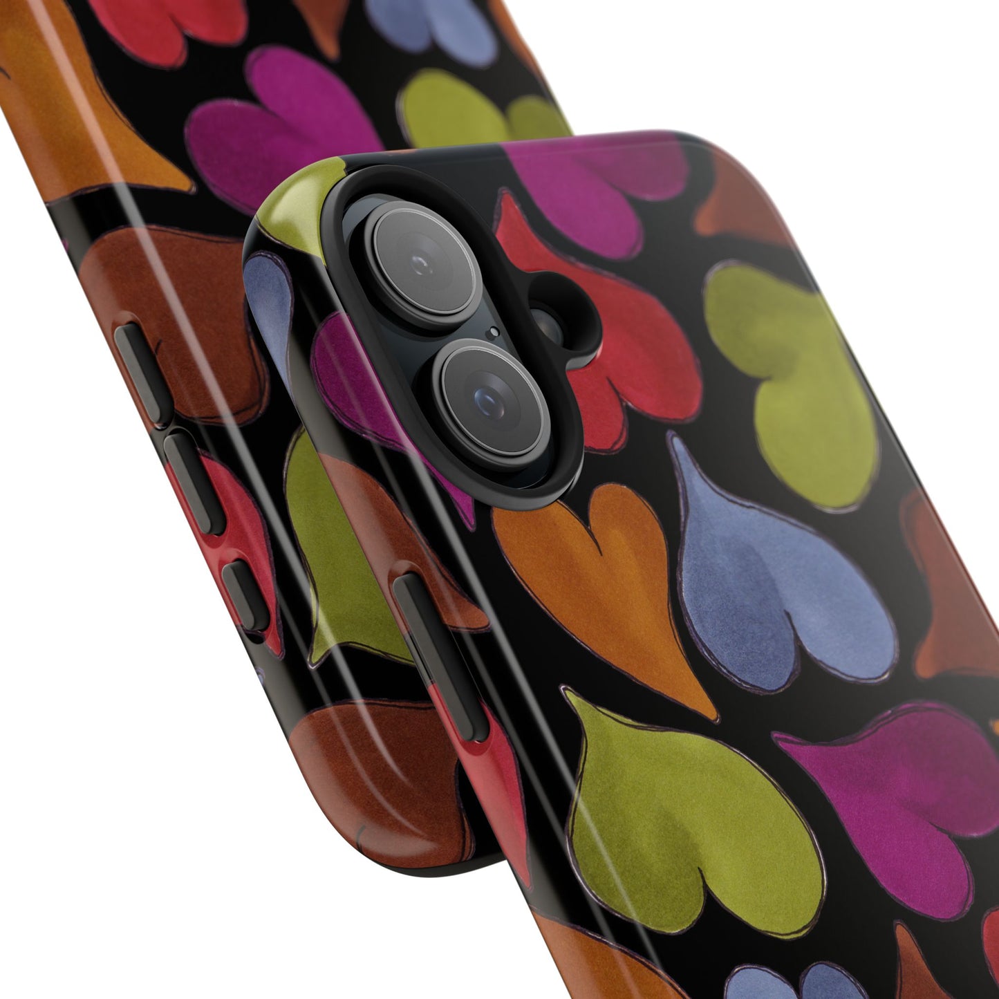 Big Hearted Black Phone Case