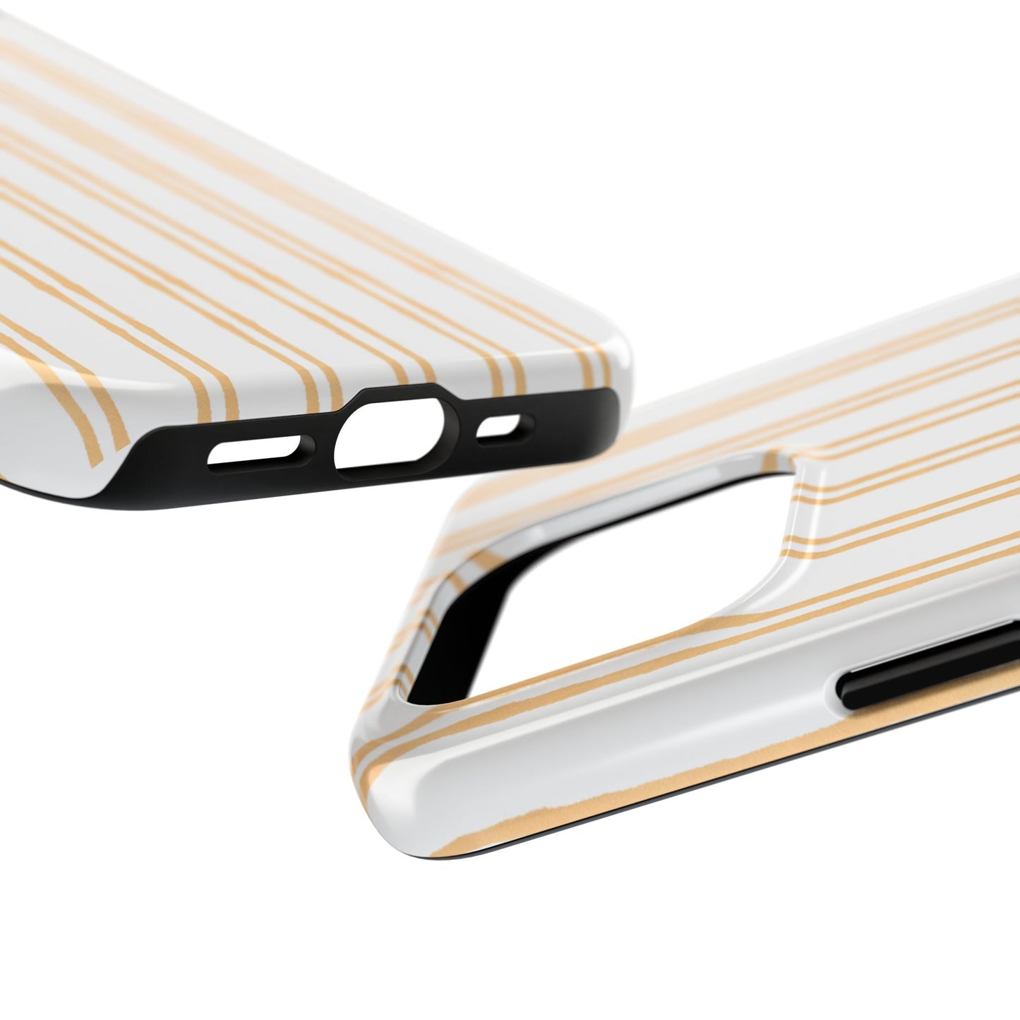 Double Stripe Yellow Phone Case