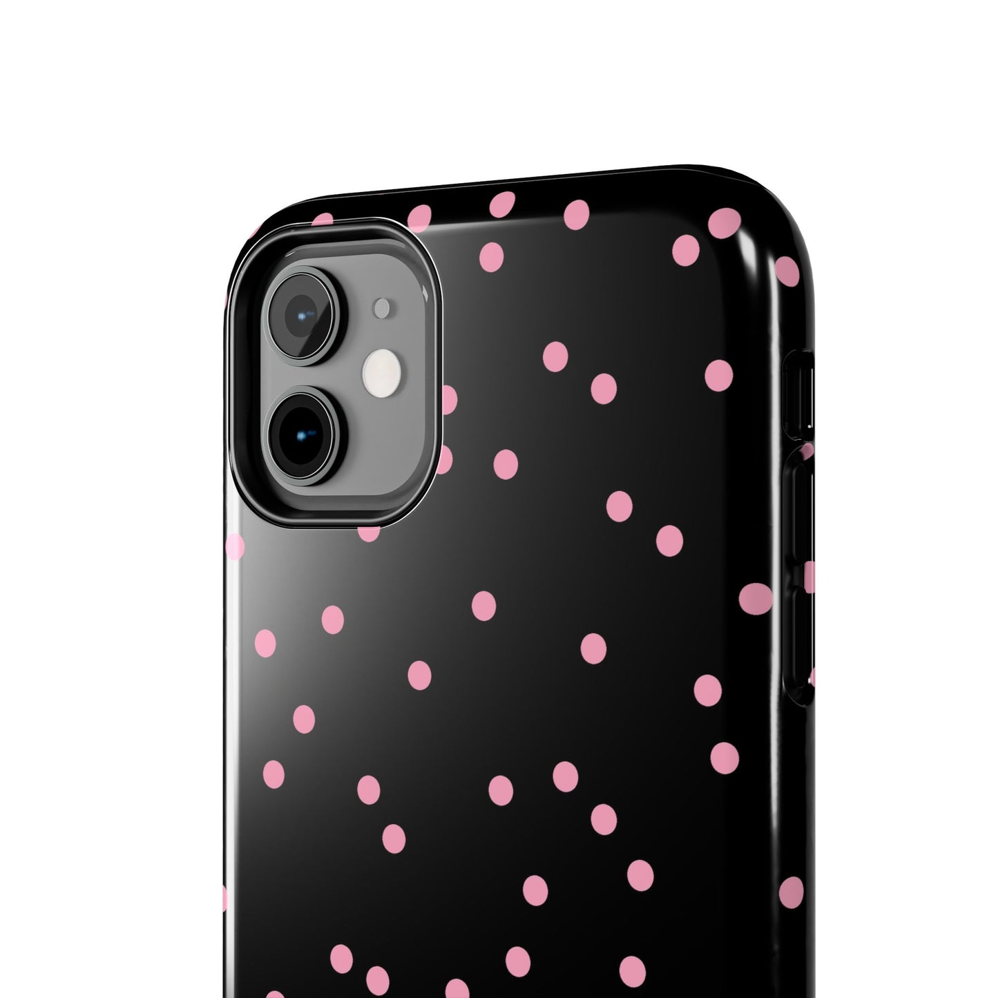 Space Dots Black / Pink Phone Case