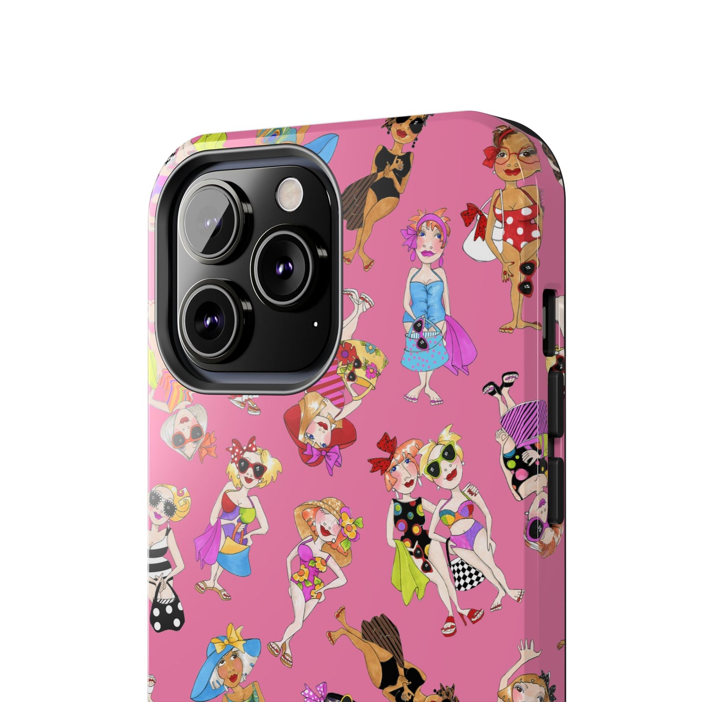 Tossed Beauties Pink Phone Case
