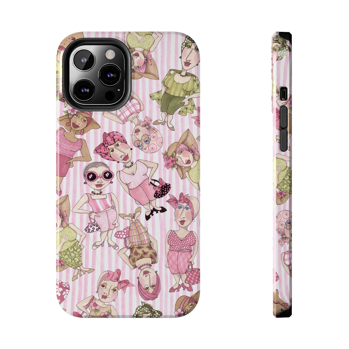 Tossed Ladies Pink Phone Case