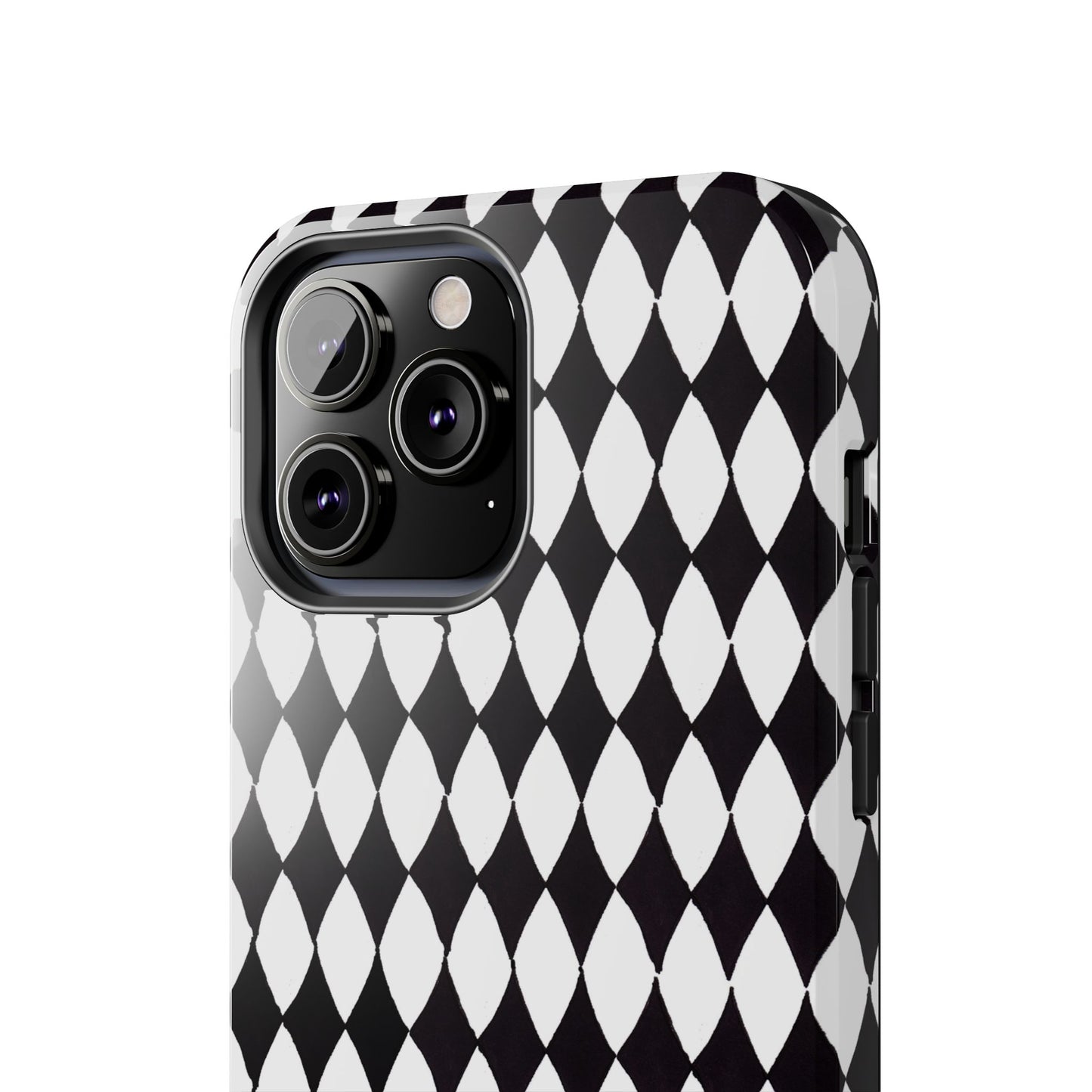 Diamond White / Black Phone Case