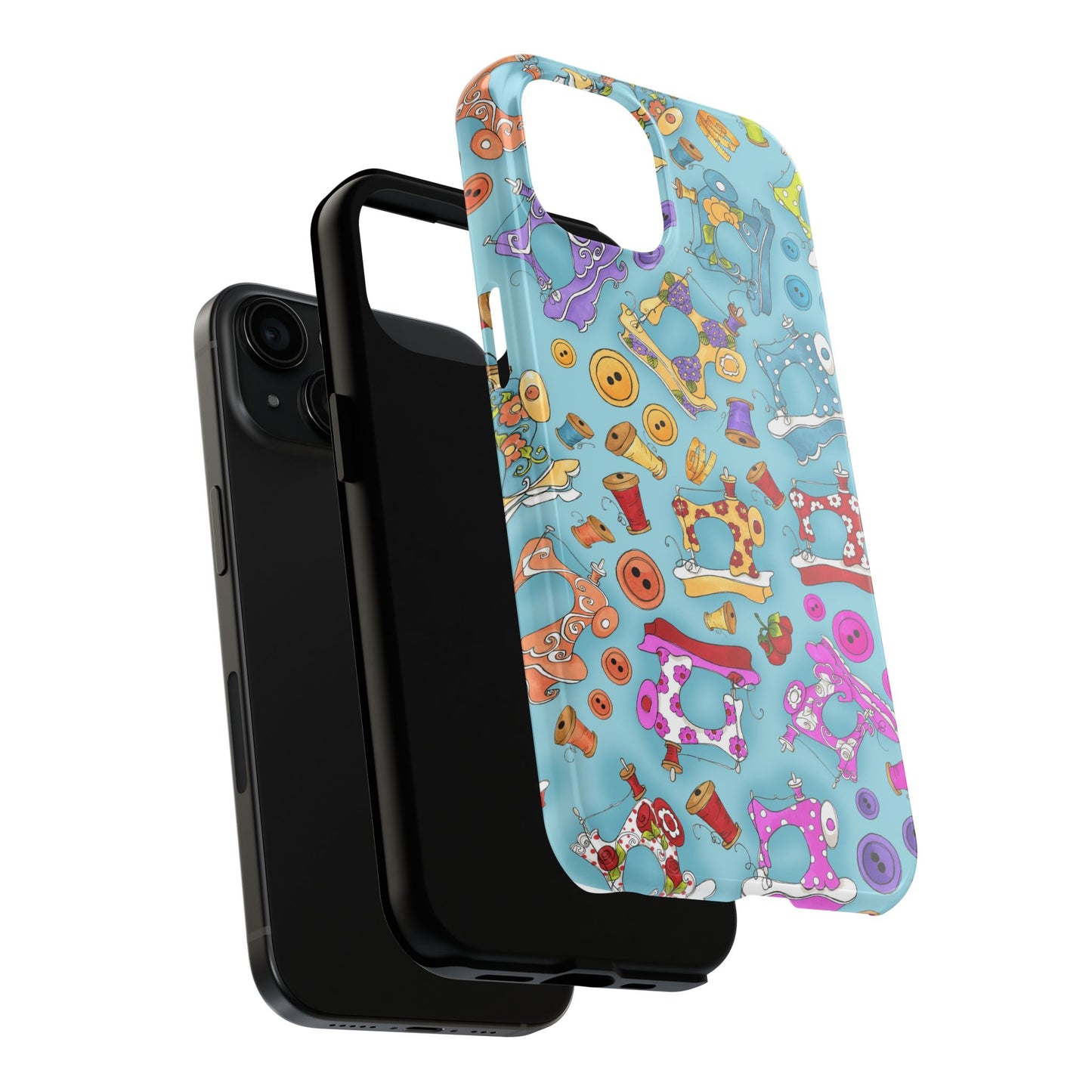 Sew Assorted Turquoise Phone Case