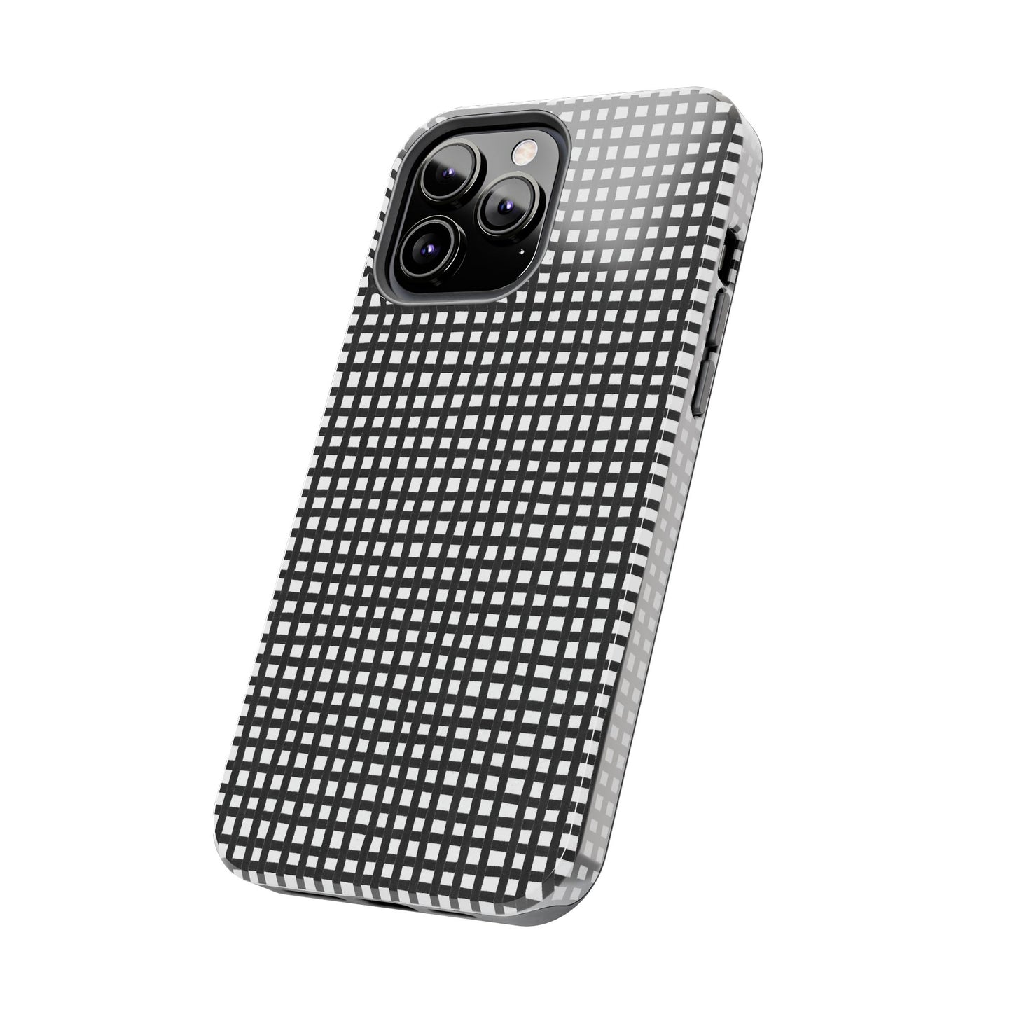 Chipper Check Black / White Phone Case