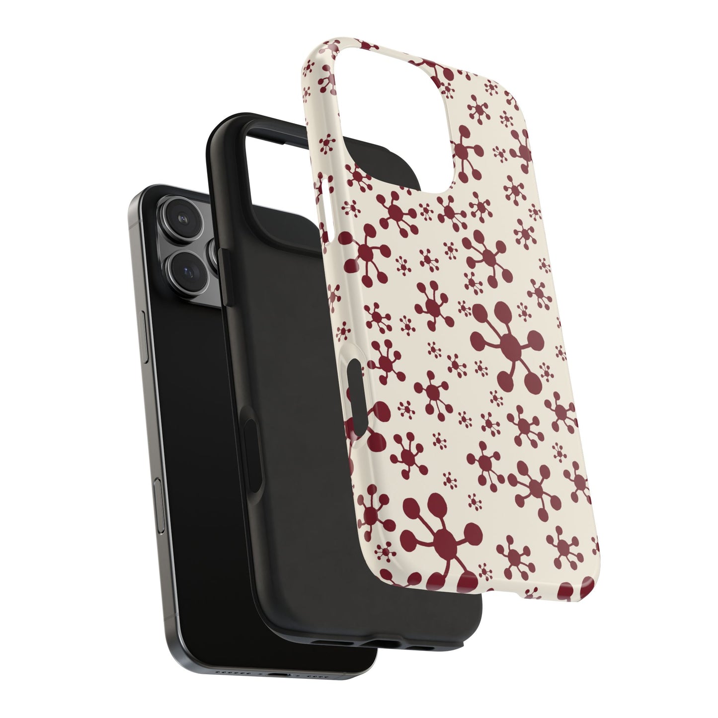 Jacks Ivory / Red Phone Case