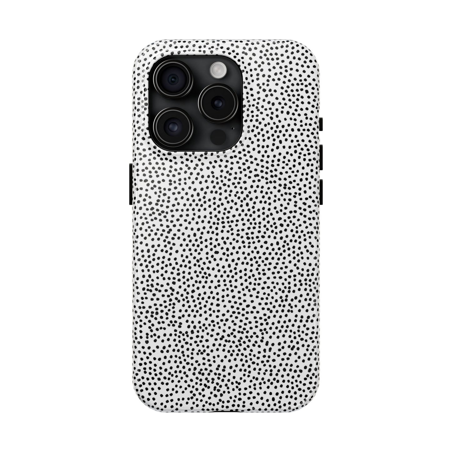 Baby Dots White / Black Phone Case